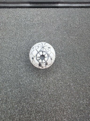 Preview pic of Sugarshack Glass Hand Carved Deathstar Marble