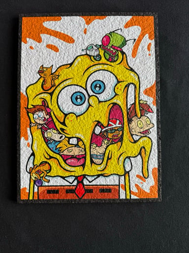 Preview pic of (1/40) SpongeBob cartoon meltdown – Signed