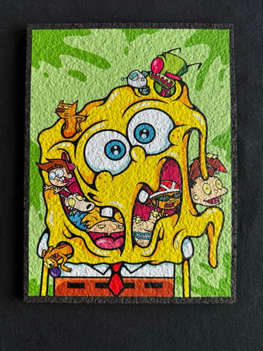 Preview pic of (1/10) SpongeBob – Signed – Green Variant