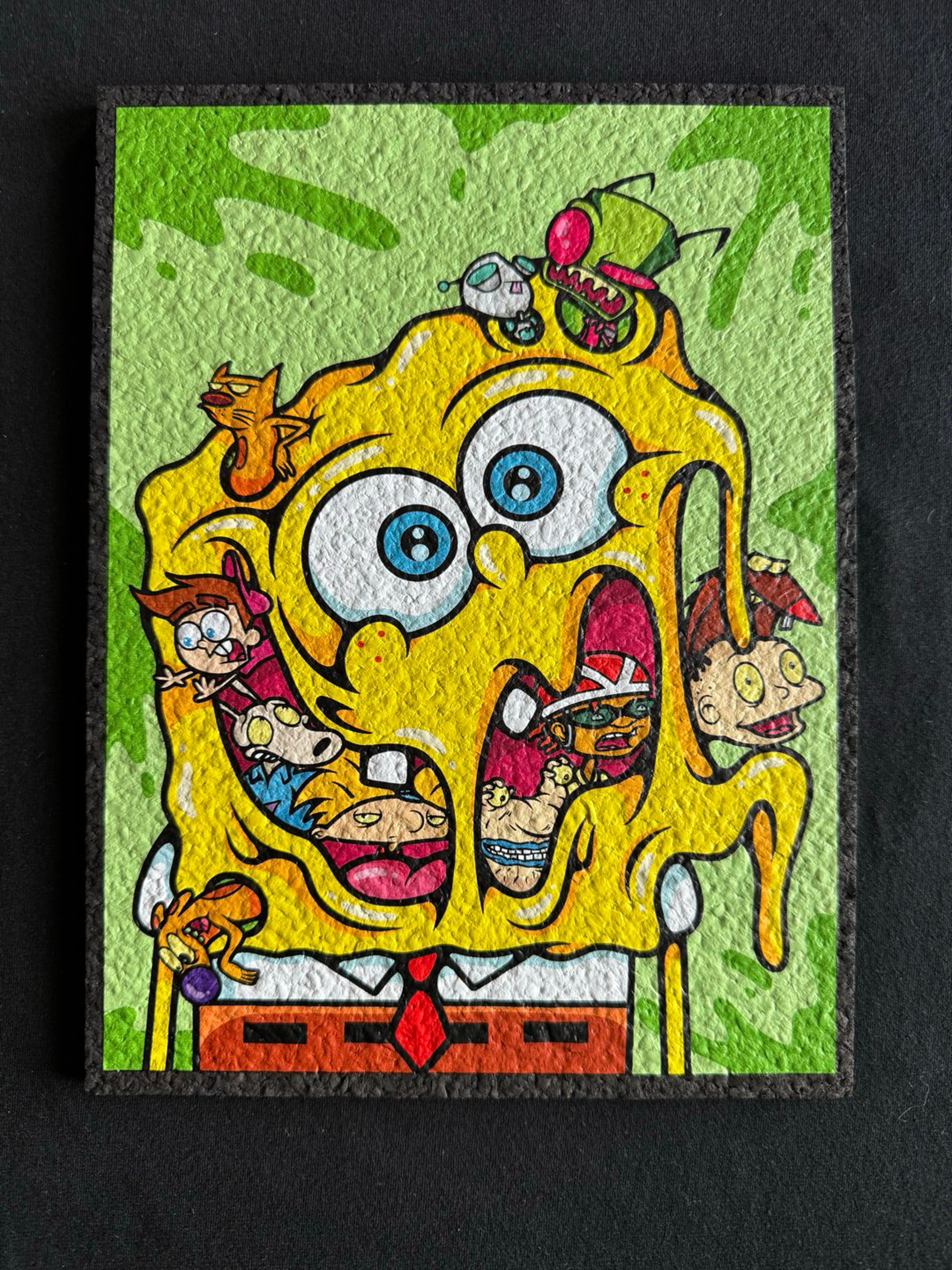 (1/10) SpongeBob – Signed – Green Variant image 0