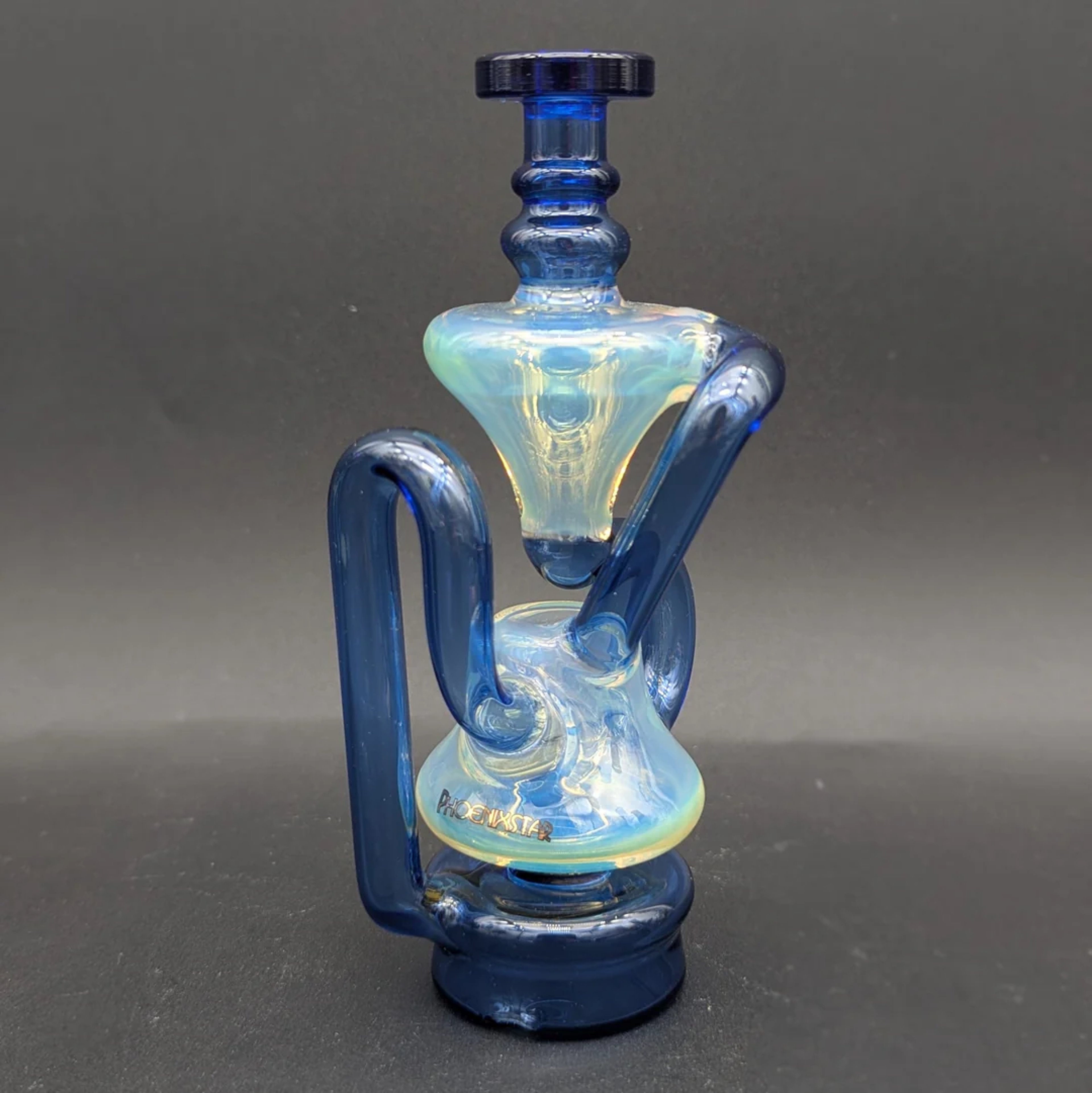 Preview pic of PHOENIX PUFFCO GLASS FUMED RECYCLER ATTACHMENT