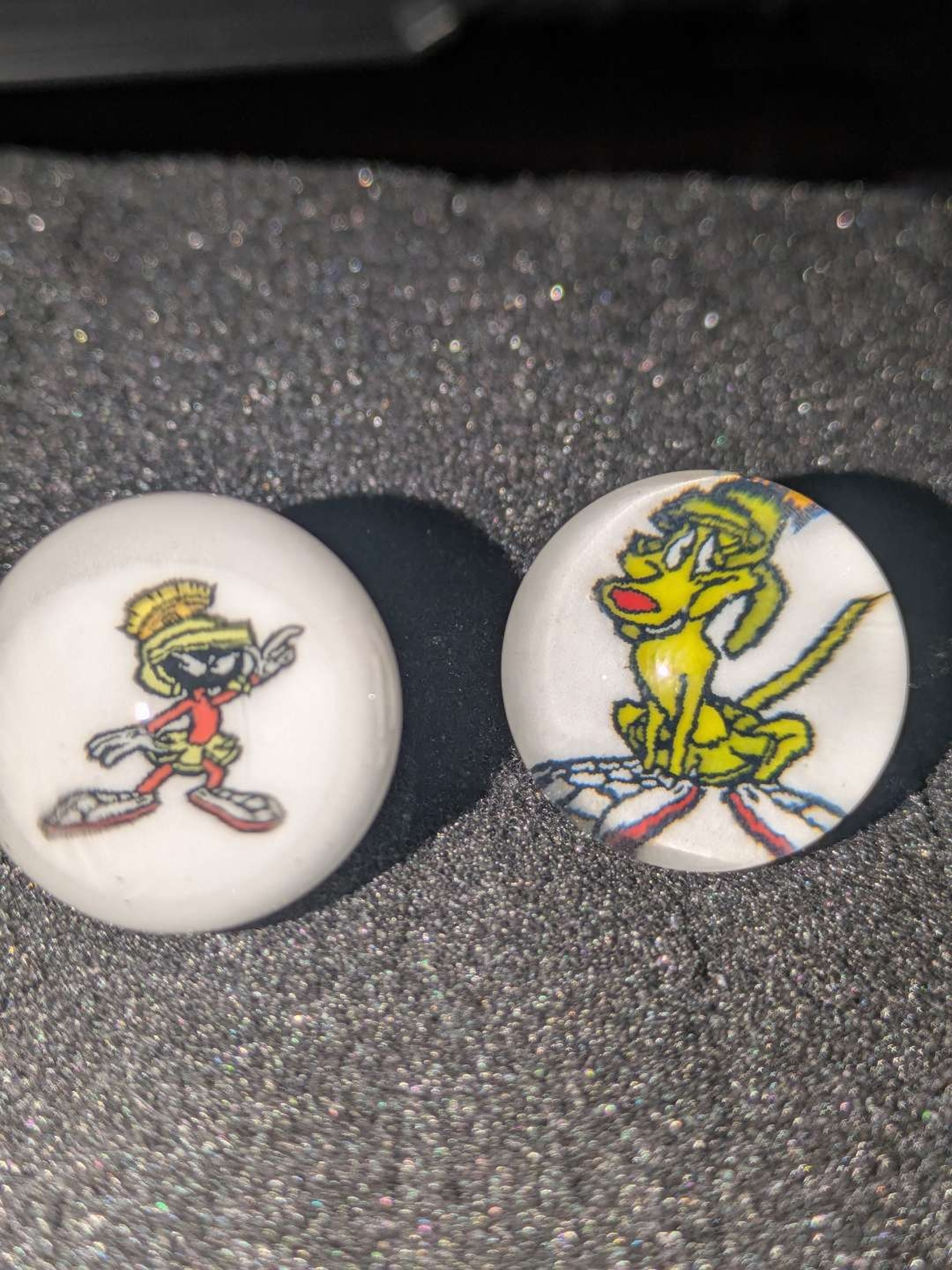 Fun King Marbles Marvin the Martian and K-9 image 0