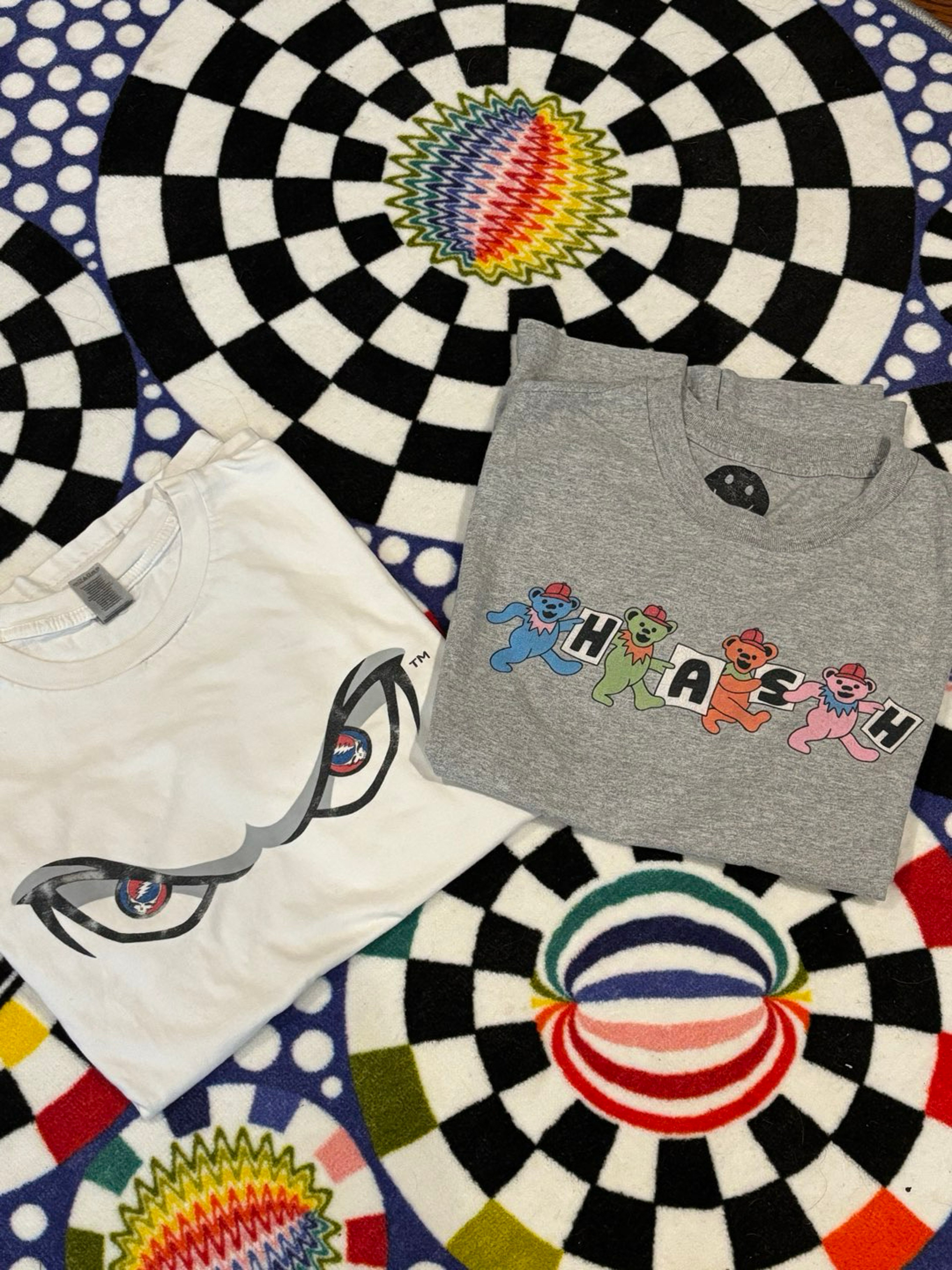 Allmyhatsaredead tee bundle size large grateful dead hash image 0