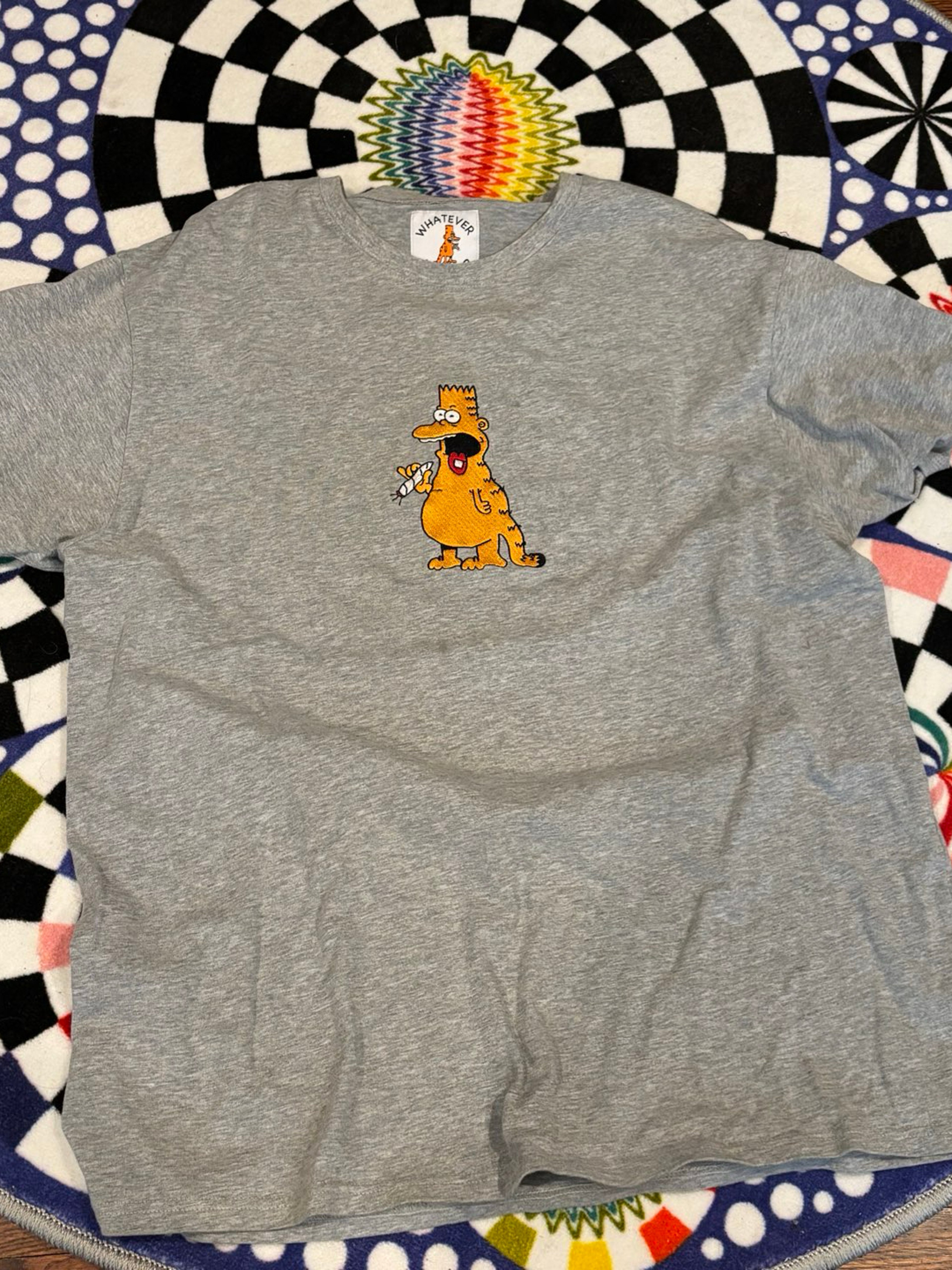 Preview pic of Gz1 HREAM hash rules everything around me embroidered details tee sz xl
