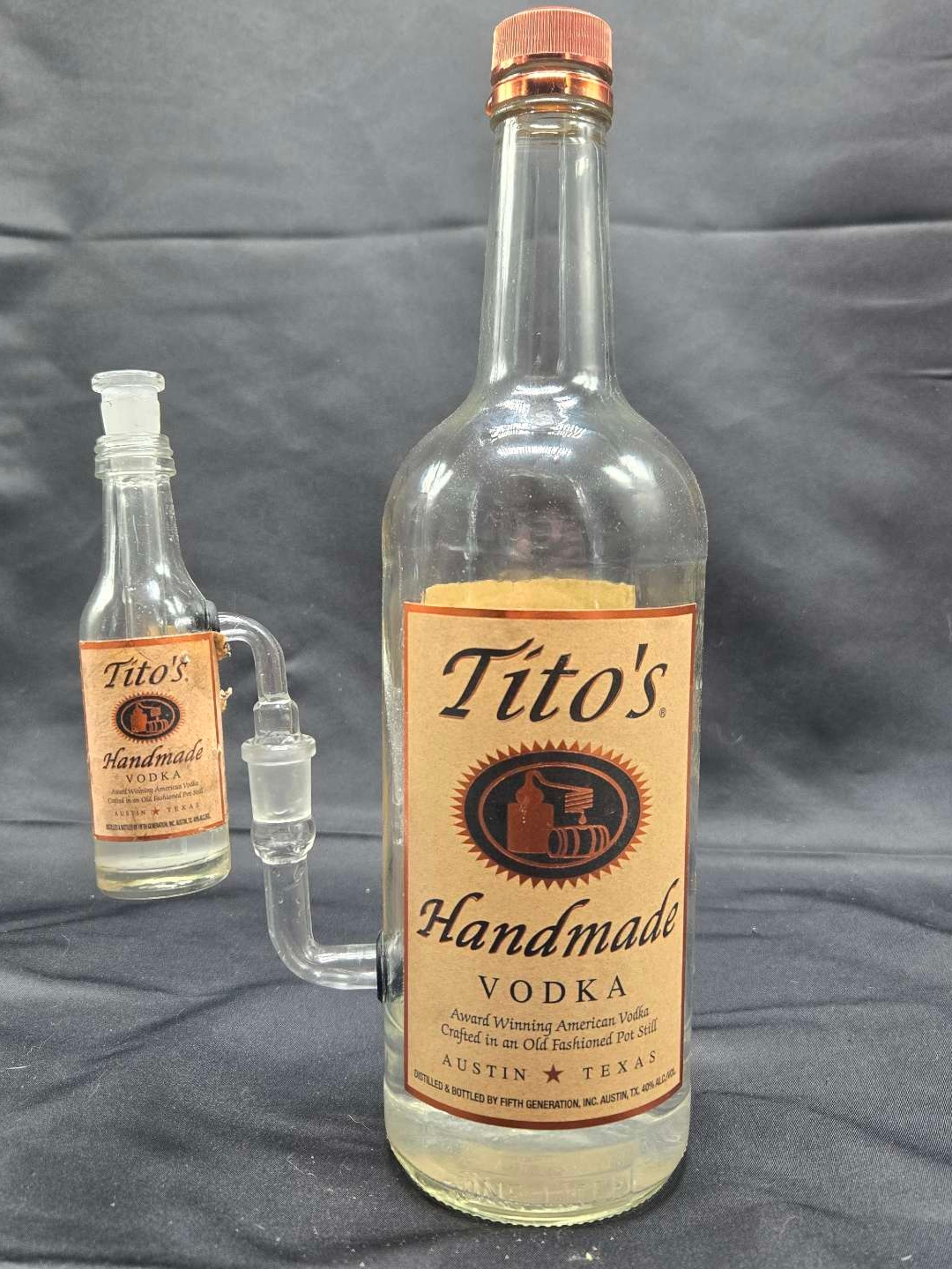 Preview pic of Matching Bong & Ash Catcher bottle bongs