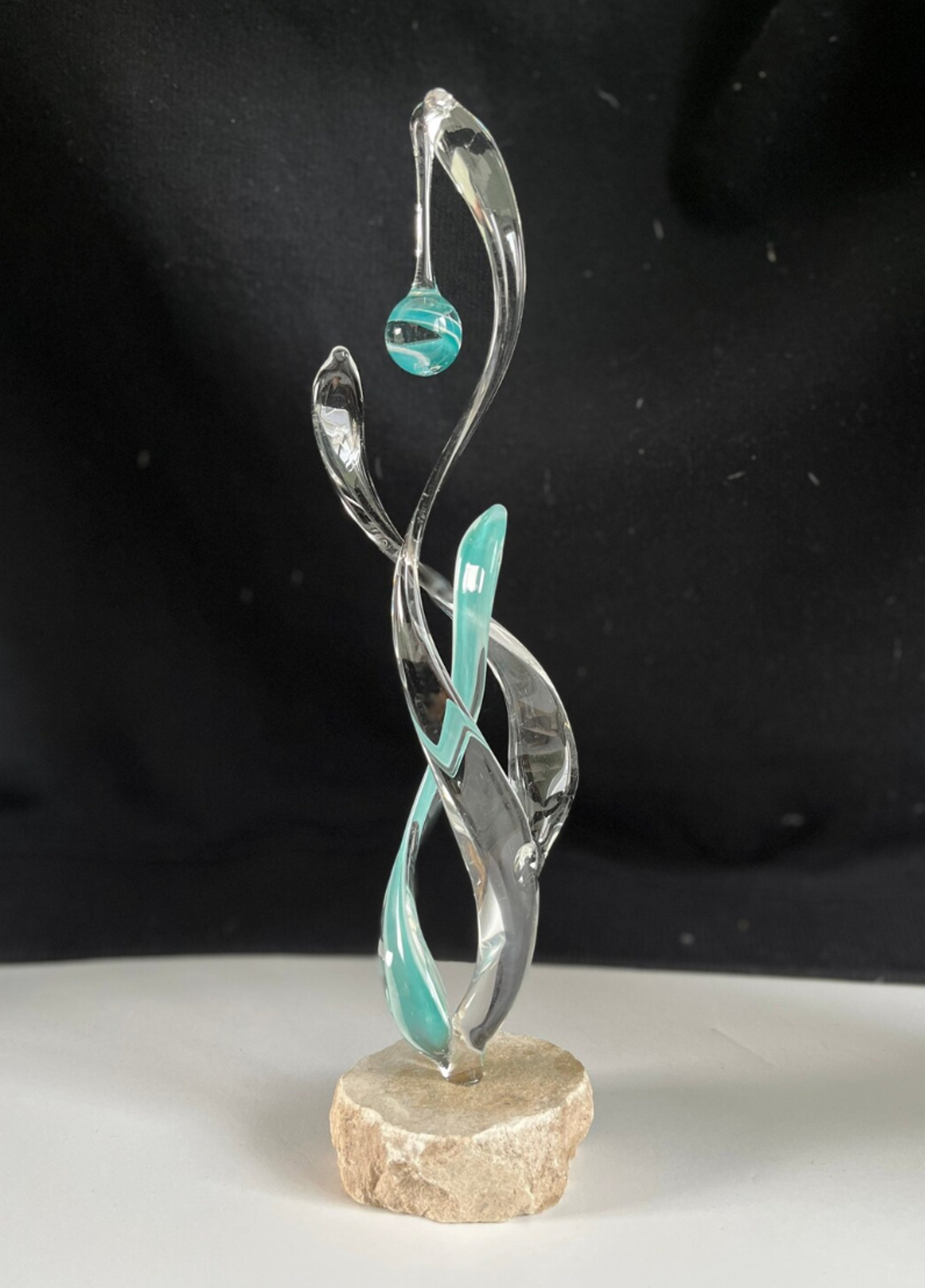 Preview pic of Abstract Handblown Glass Sculpture
