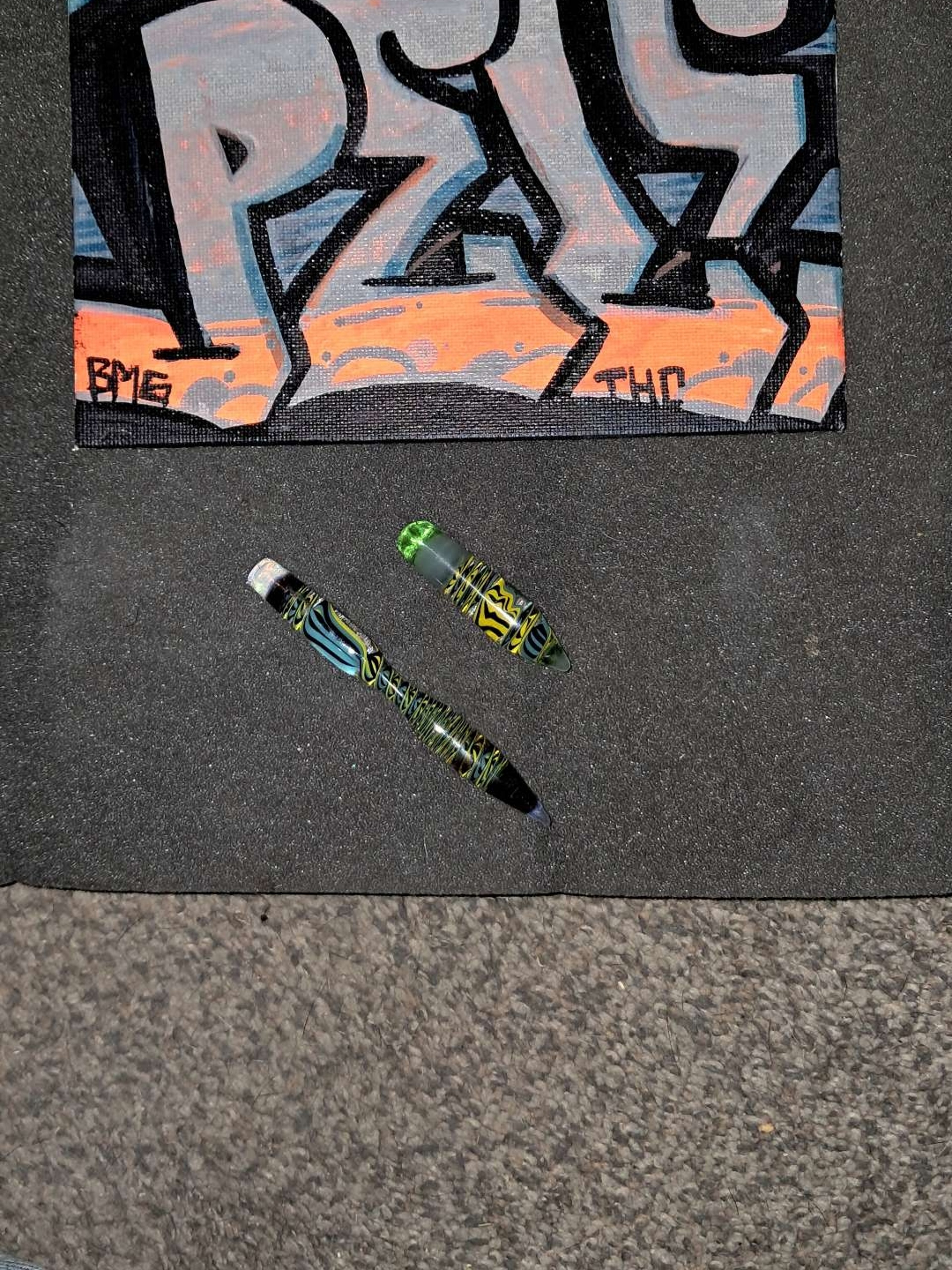 Preview pic of Pair of PeleUno Glass Pencil Dabbers