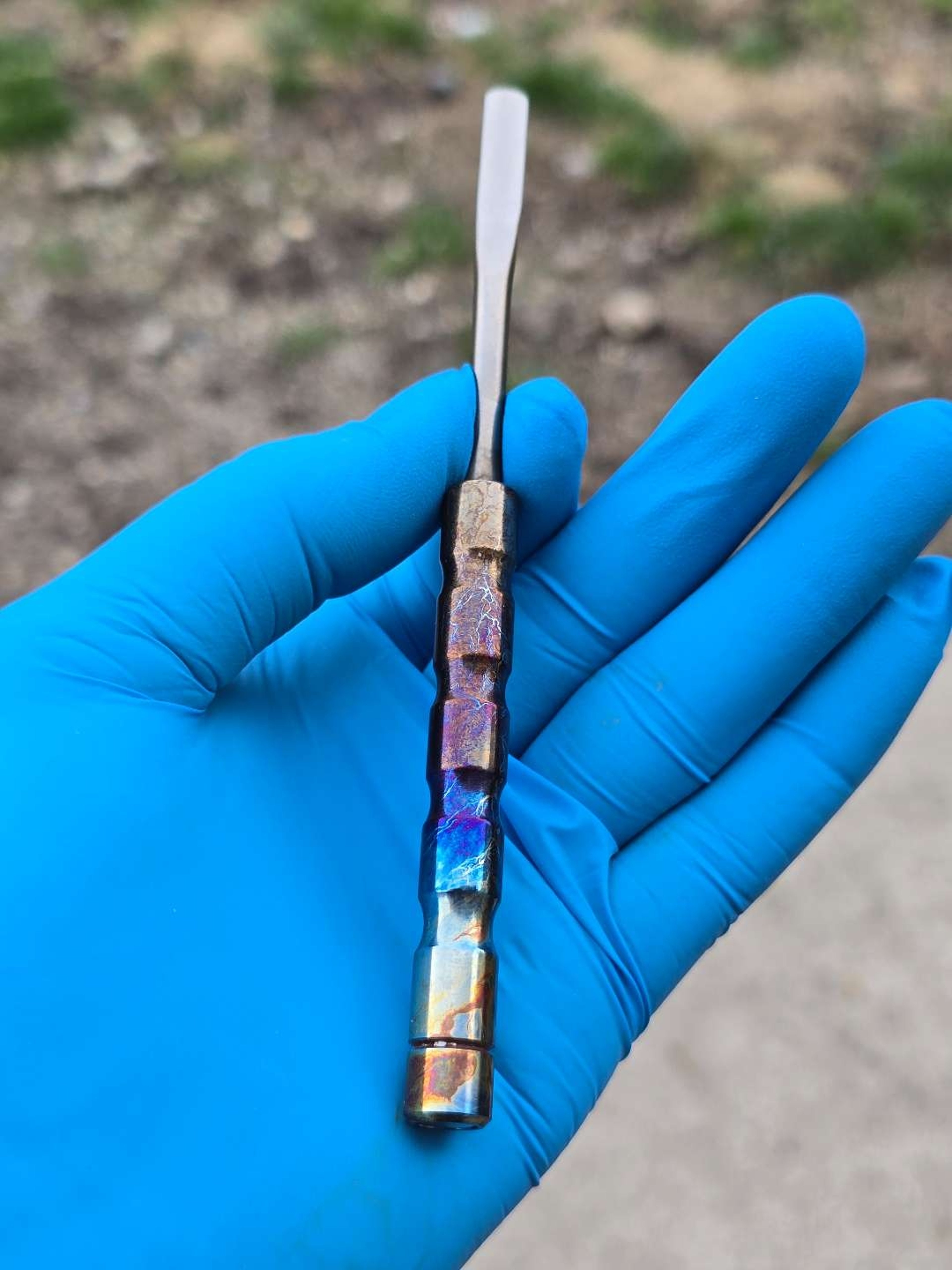 Preview pic of Titanium and stainless dab tool
