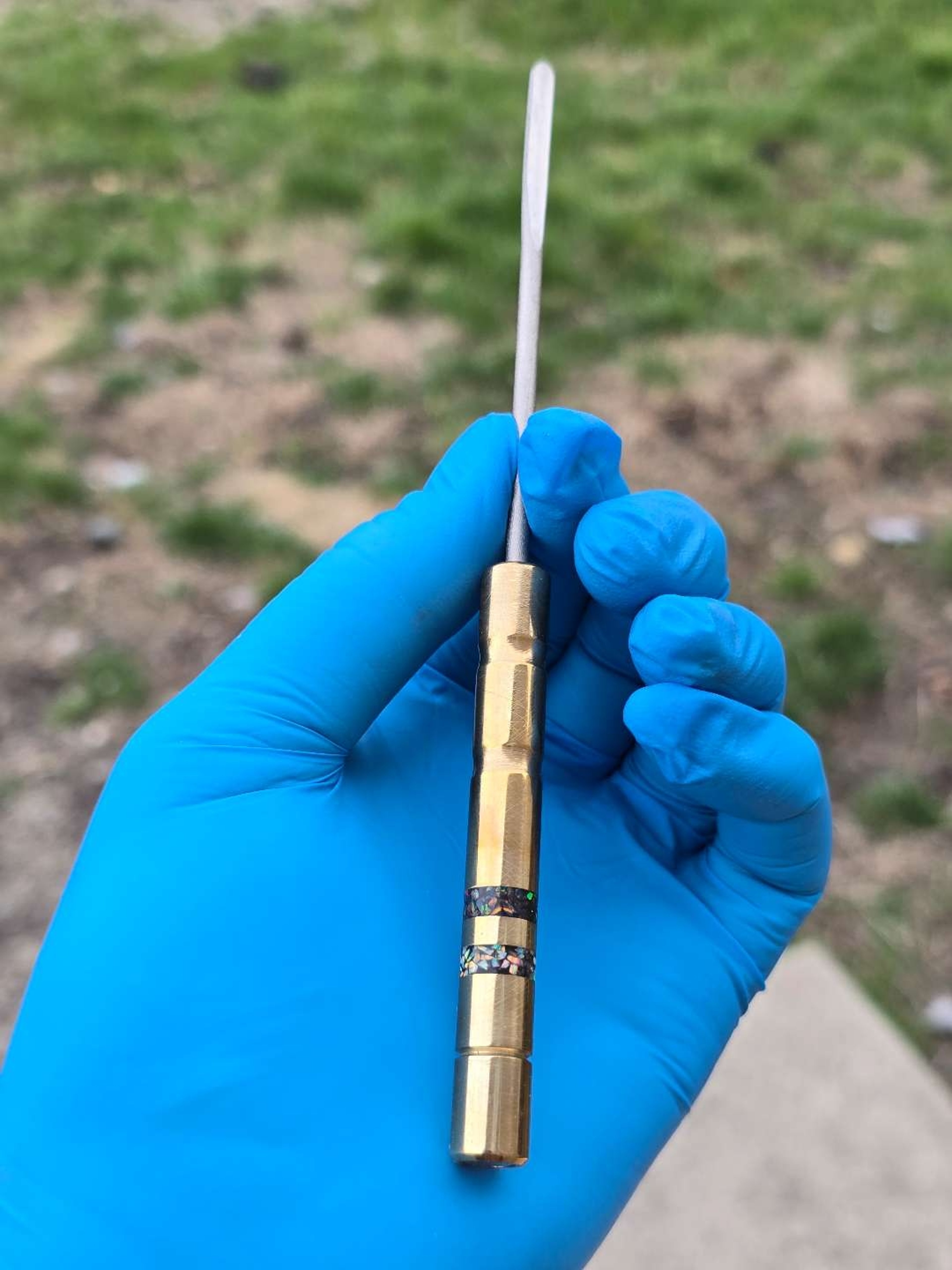 Preview pic of Brass and titanium dab tool