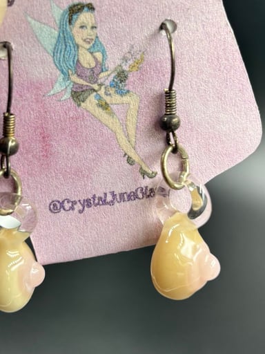 Preview pic of Crystal June Titty earrings