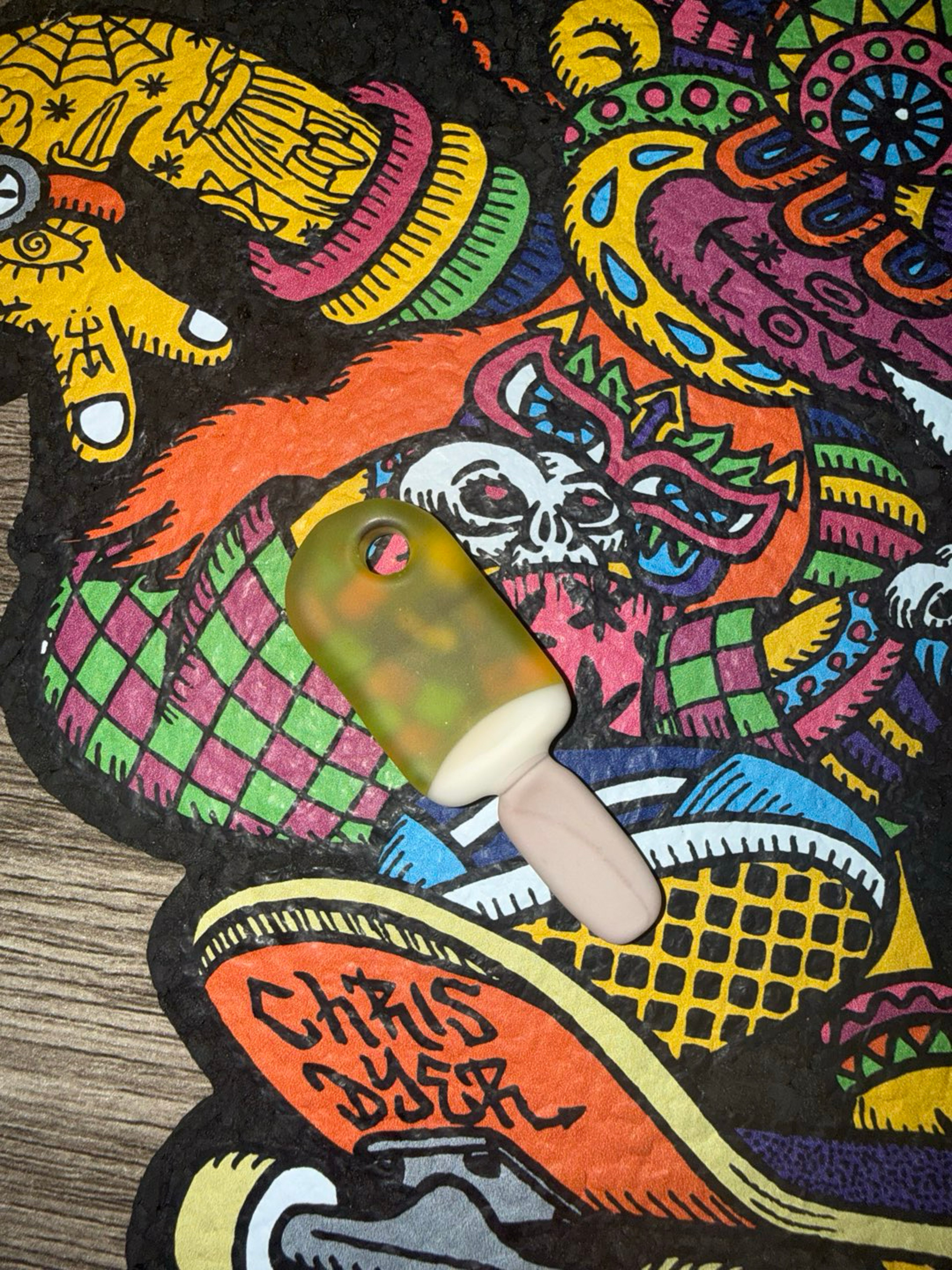 Preview pic of Uv popsicle pendy Junkieglass