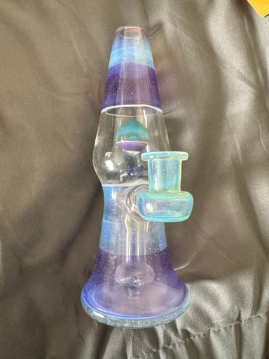 Preview pic of Guru Glass Lamp! Beautiful! Blooper! Cropal Meta/Cropal Royal Jelly! Opal Sphere In The Middle! Trusted Seller