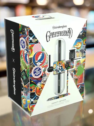 Preview pic of Stundenglass Gravity Hookah - Grateful Dead Limited Edition Hand Dipped