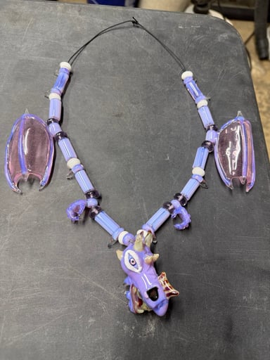 Preview pic of UV full dragon necklace