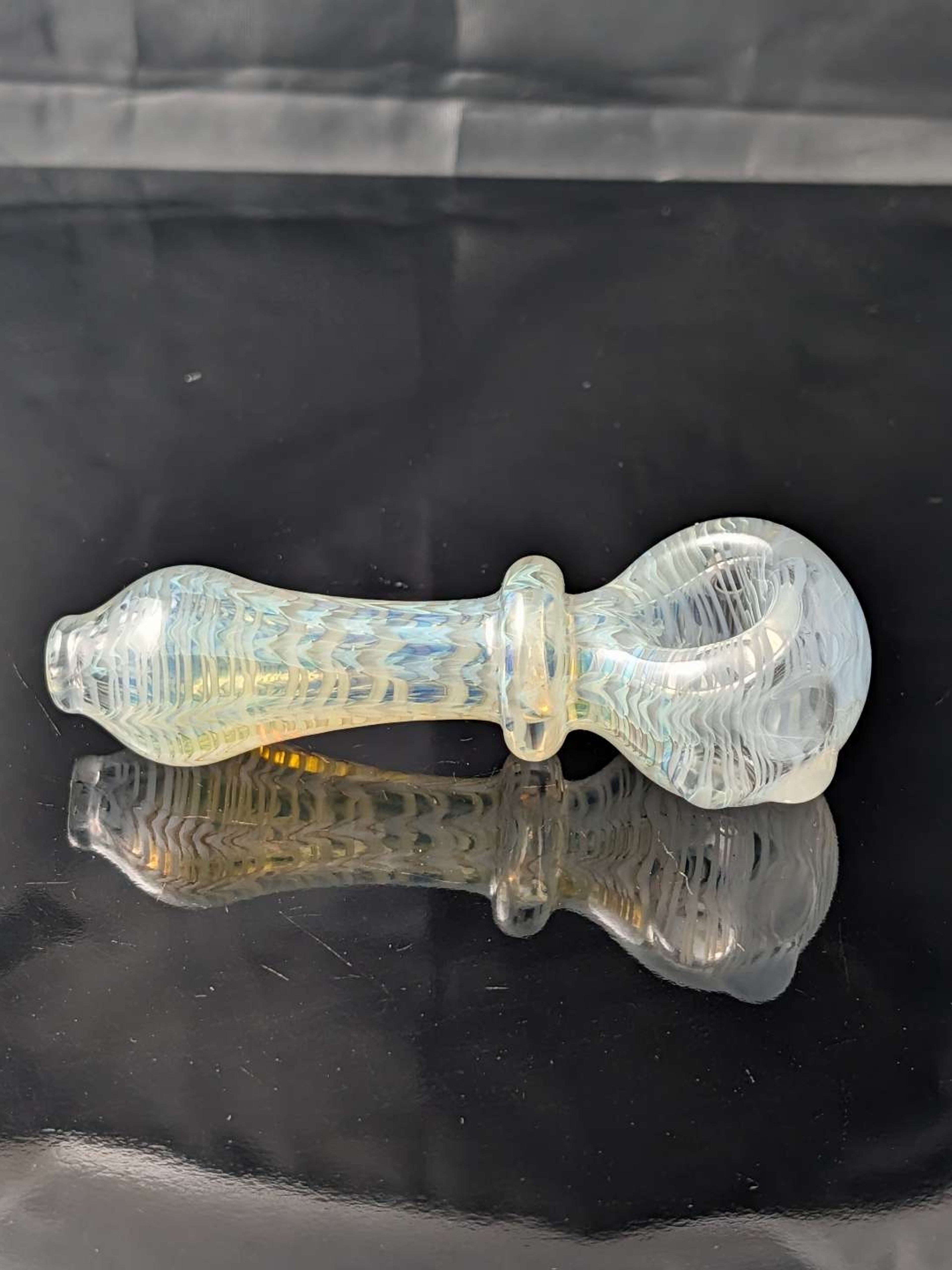 Preview pic of MJK Wrap and Rake Silver Fumed Spoon with Maria