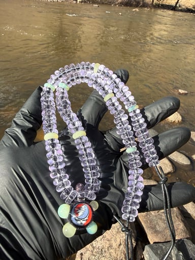 Preview pic of cfl beaded necklace w/ grateful dead millie