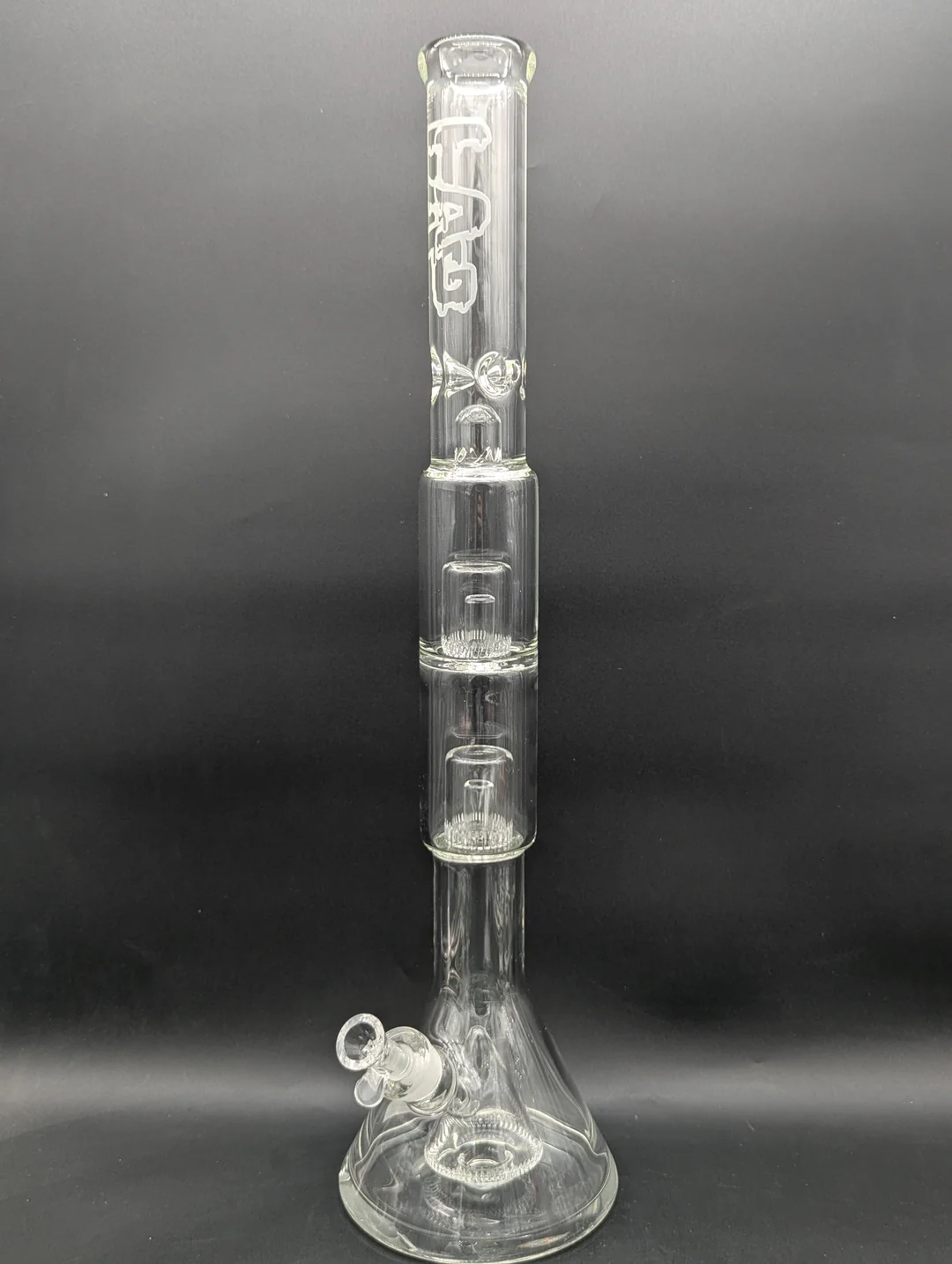 Preview pic of TAG - 24" SUPER SLIT PYRAMID TO DOUBLE SUPER SLIT FIXED FROTH SHOWERHEAD 50X7MM