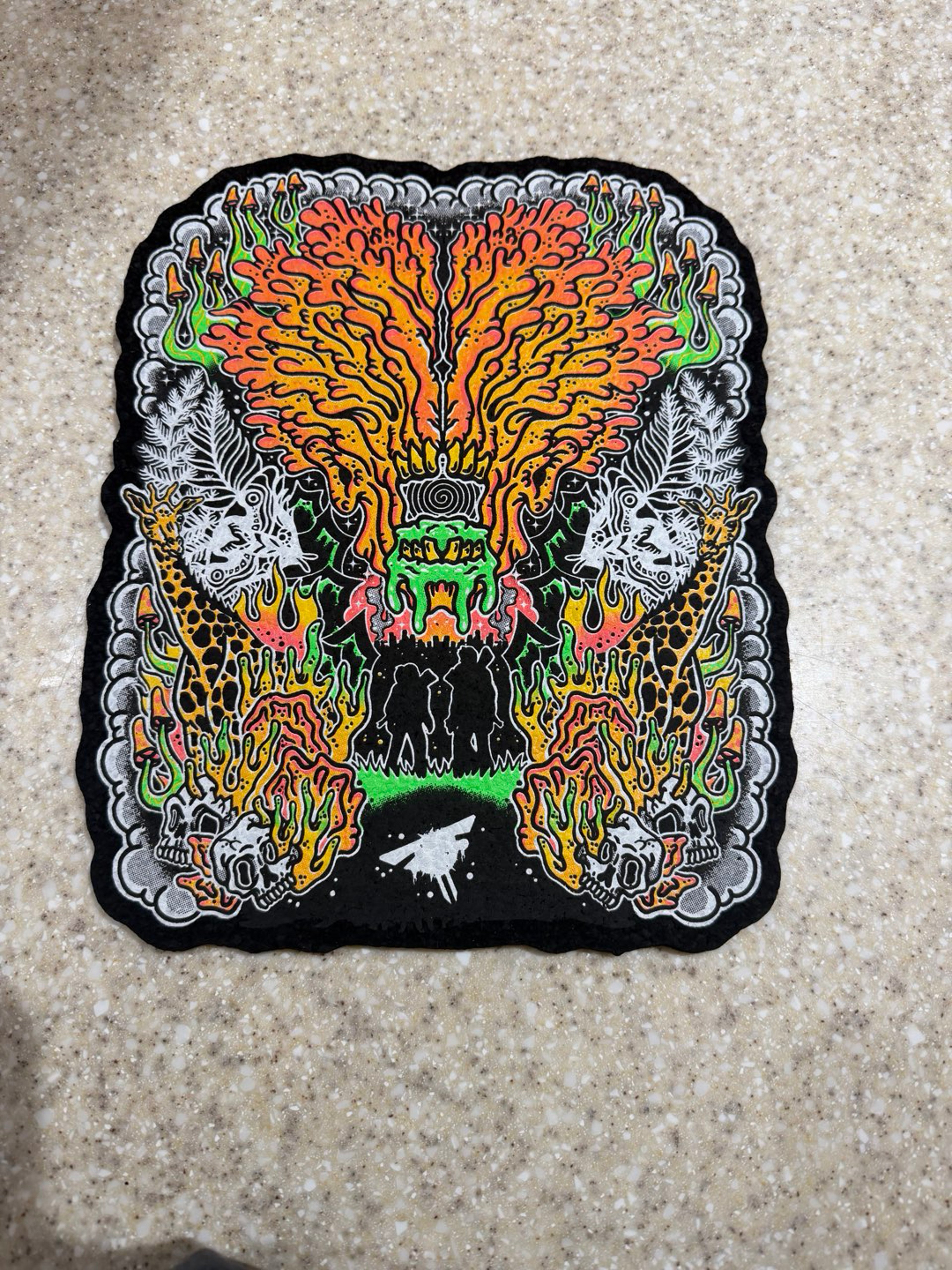 Preview pic of UV Last of US Moodmat: Dark Mountain Cult Collab