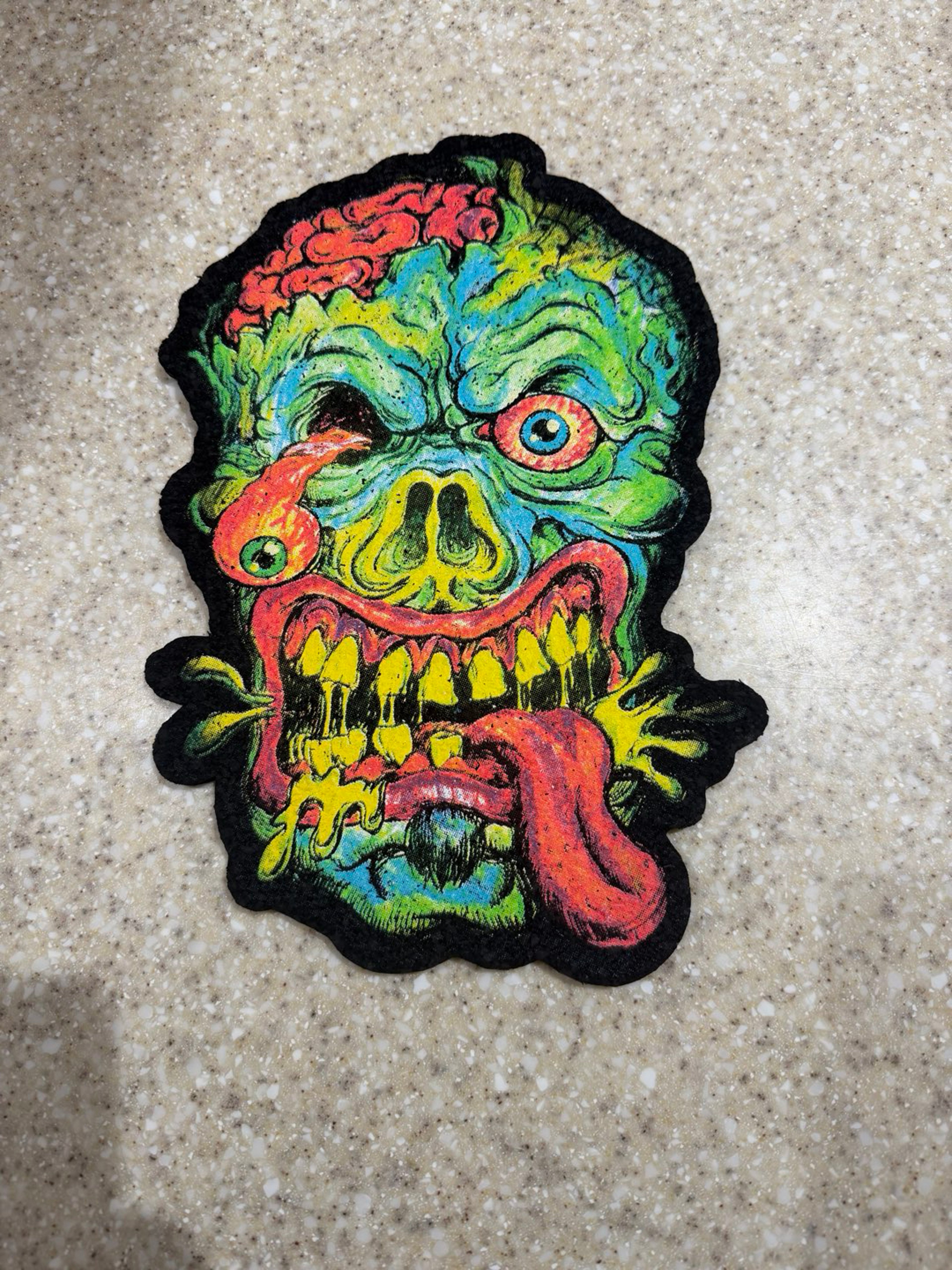 Preview pic of UV Zombie Skull Moodmat