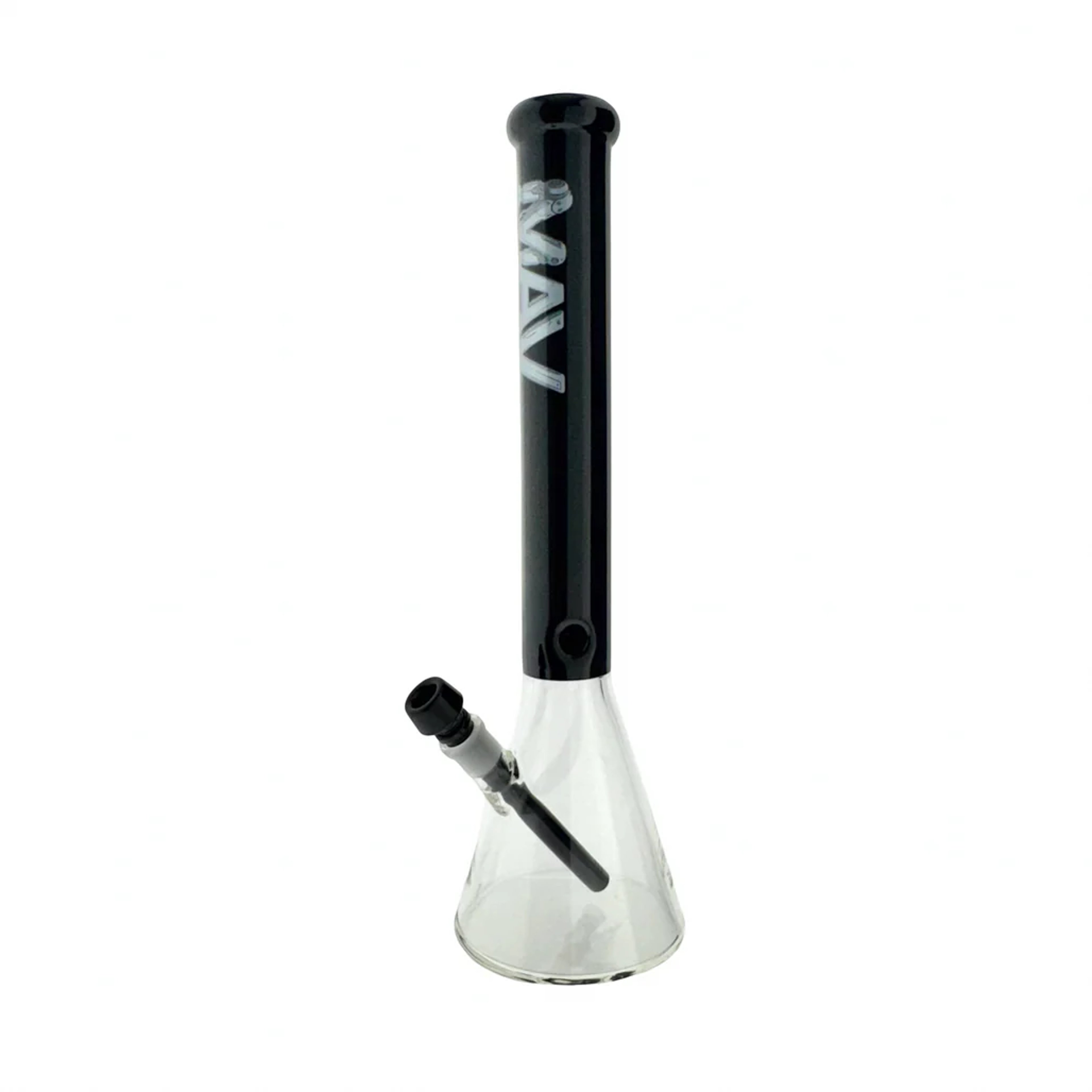 Preview pic of MAV Glass 18" x 5mm The Bots Are Coming Classic Beaker Bong