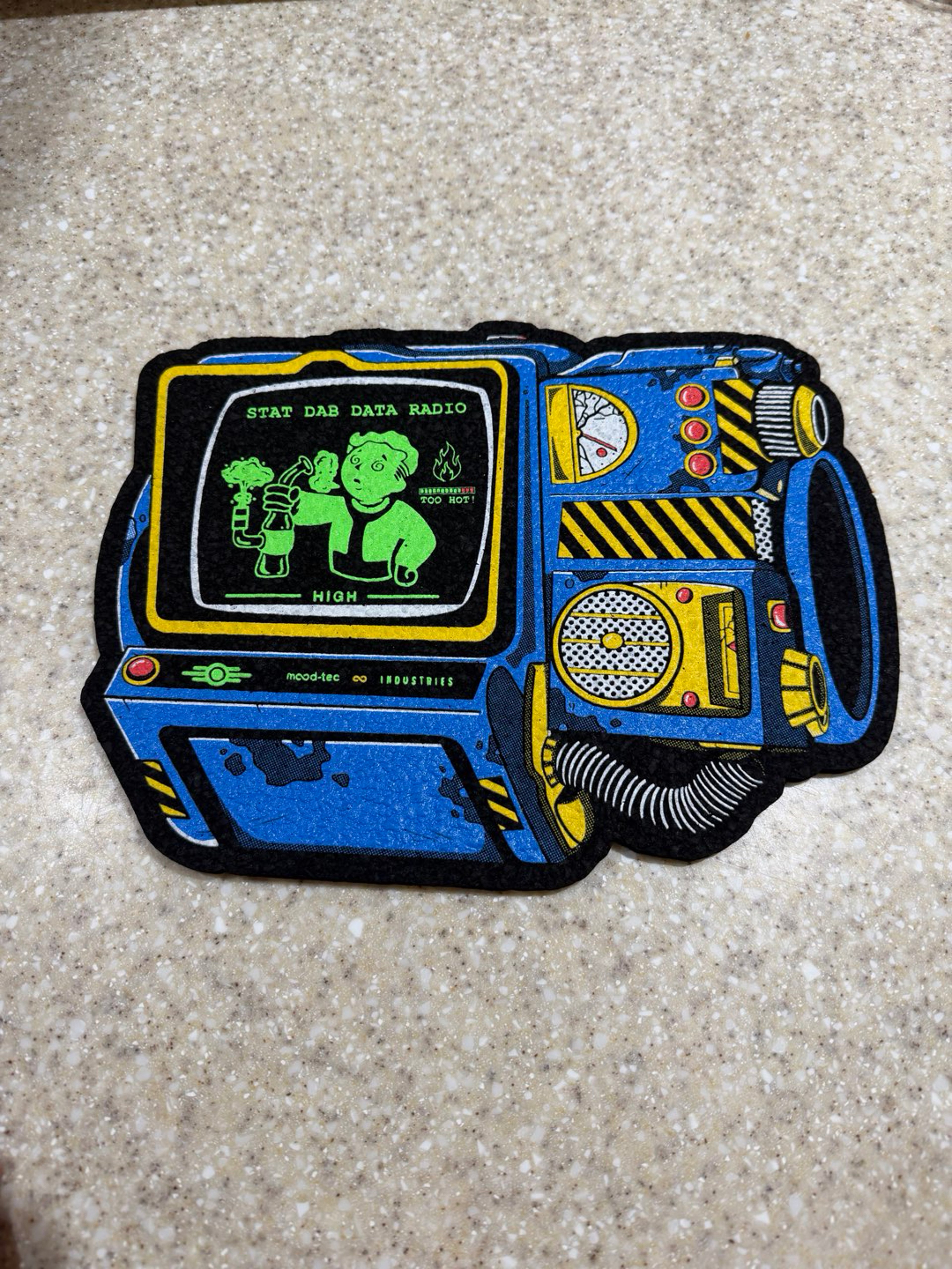 Preview pic of UV Fallout Pip-Boy Moodmat: Dark Mountain Cult Collab