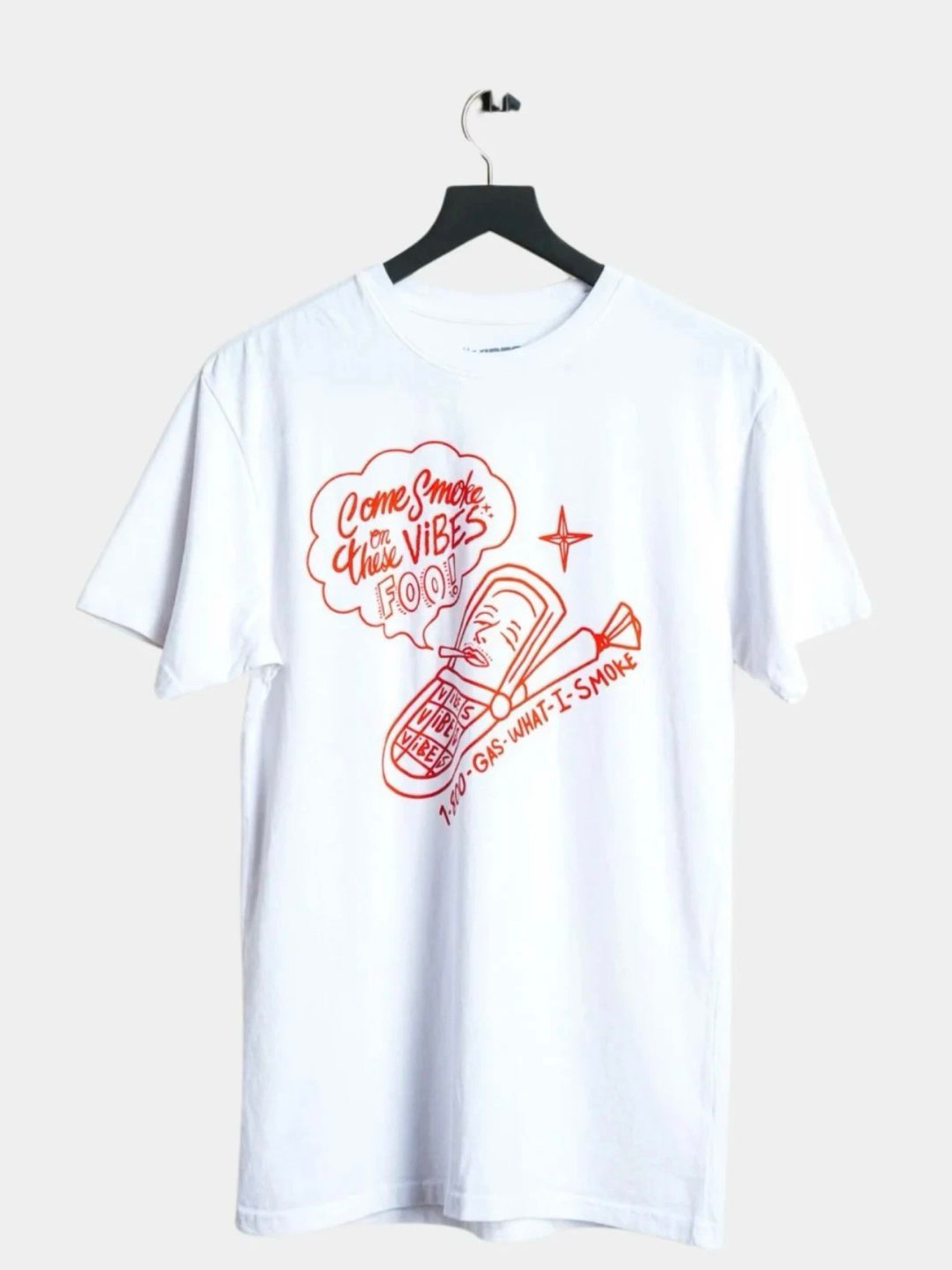 VIBES 1-800 What I Smoke Short Sleeve Tee L image 0