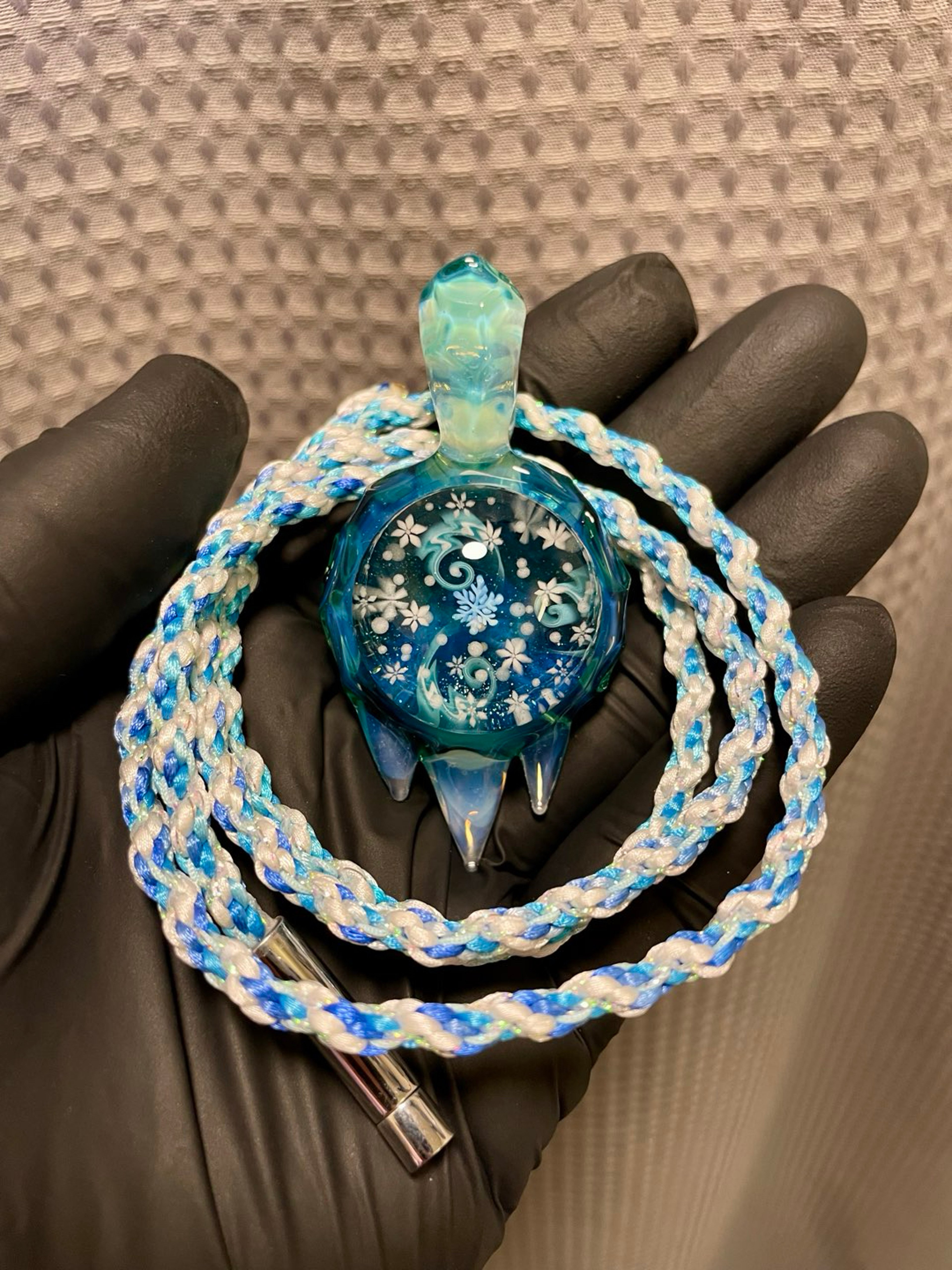 Preview pic of 2024 Chaka Pendant with Rare Ghost Snowflake Millie and a Custom Lace