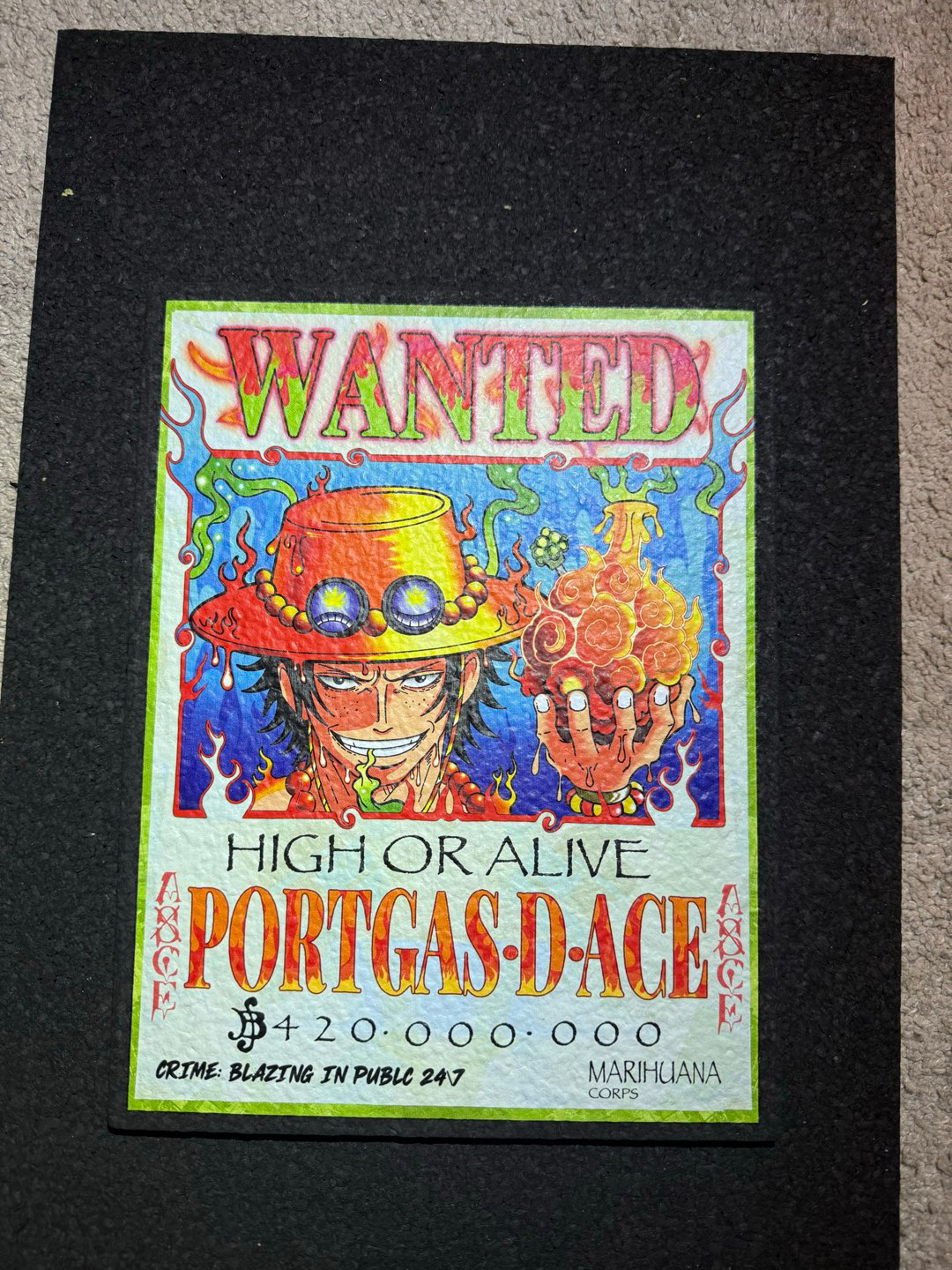 Preview pic of WANTED One Piece Moodmat