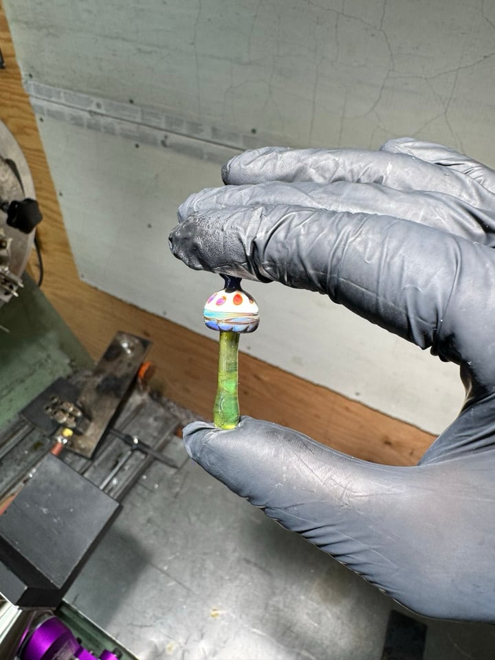 Multi colored mushroom | Shop Pendants on GlassPass