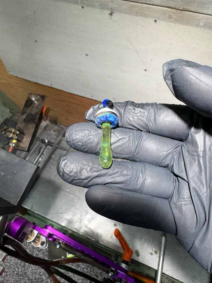 Multi colored mushroom | Shop Pendants on GlassPass