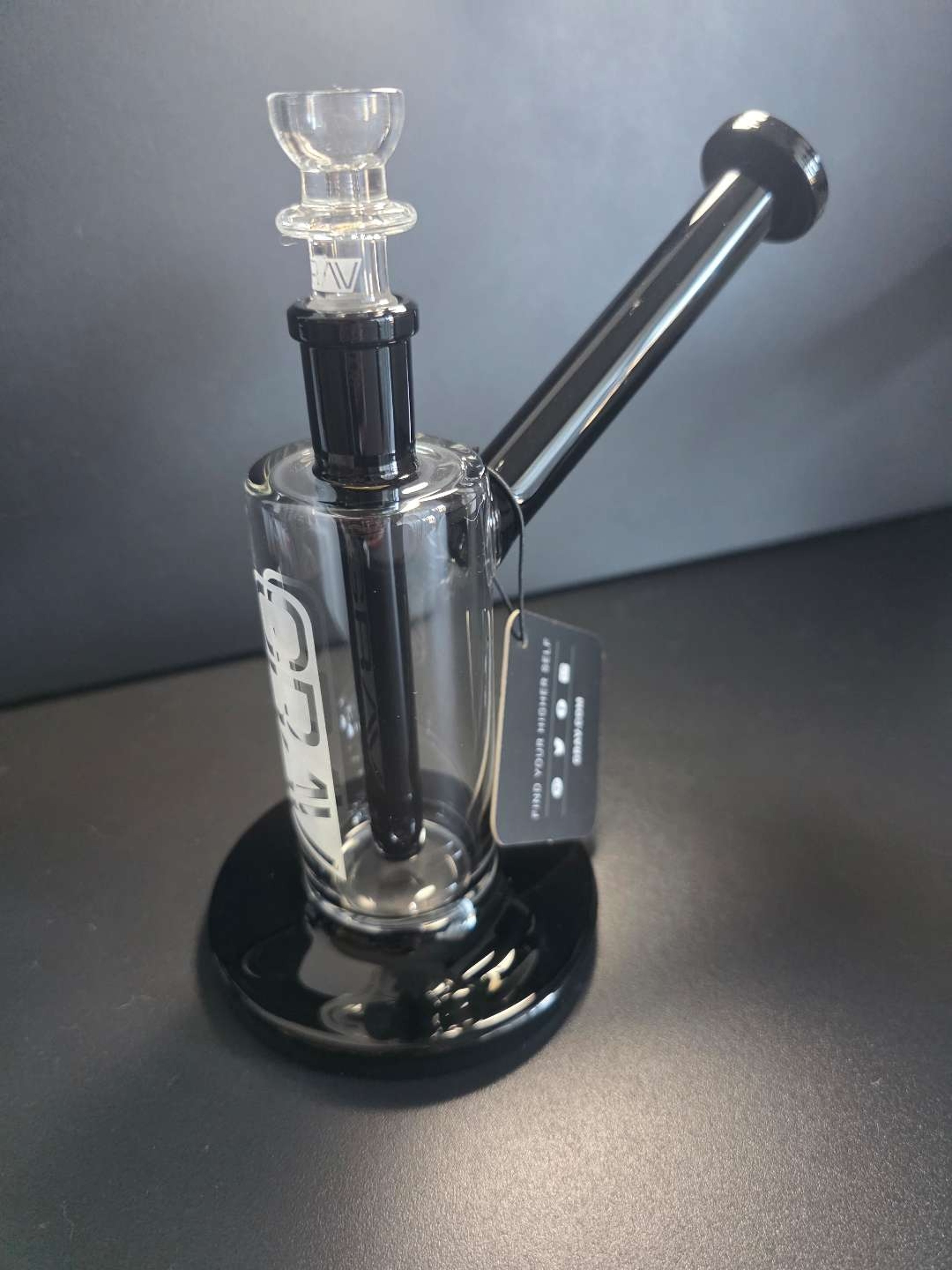 Preview pic of GRAV Medium Upright Bubbler - black accents