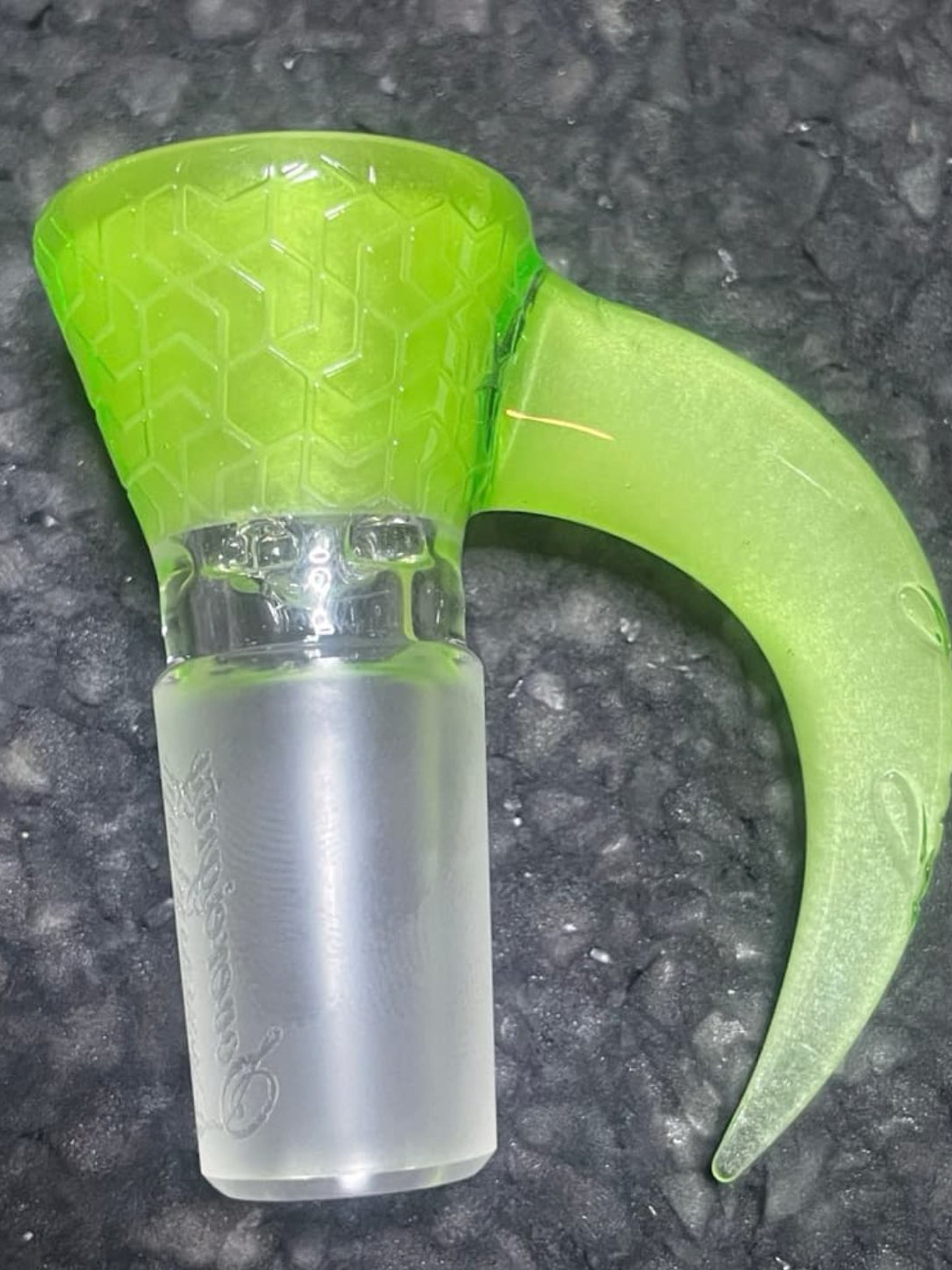 Preview pic of Sovereignty FA Lime White Satin Slide