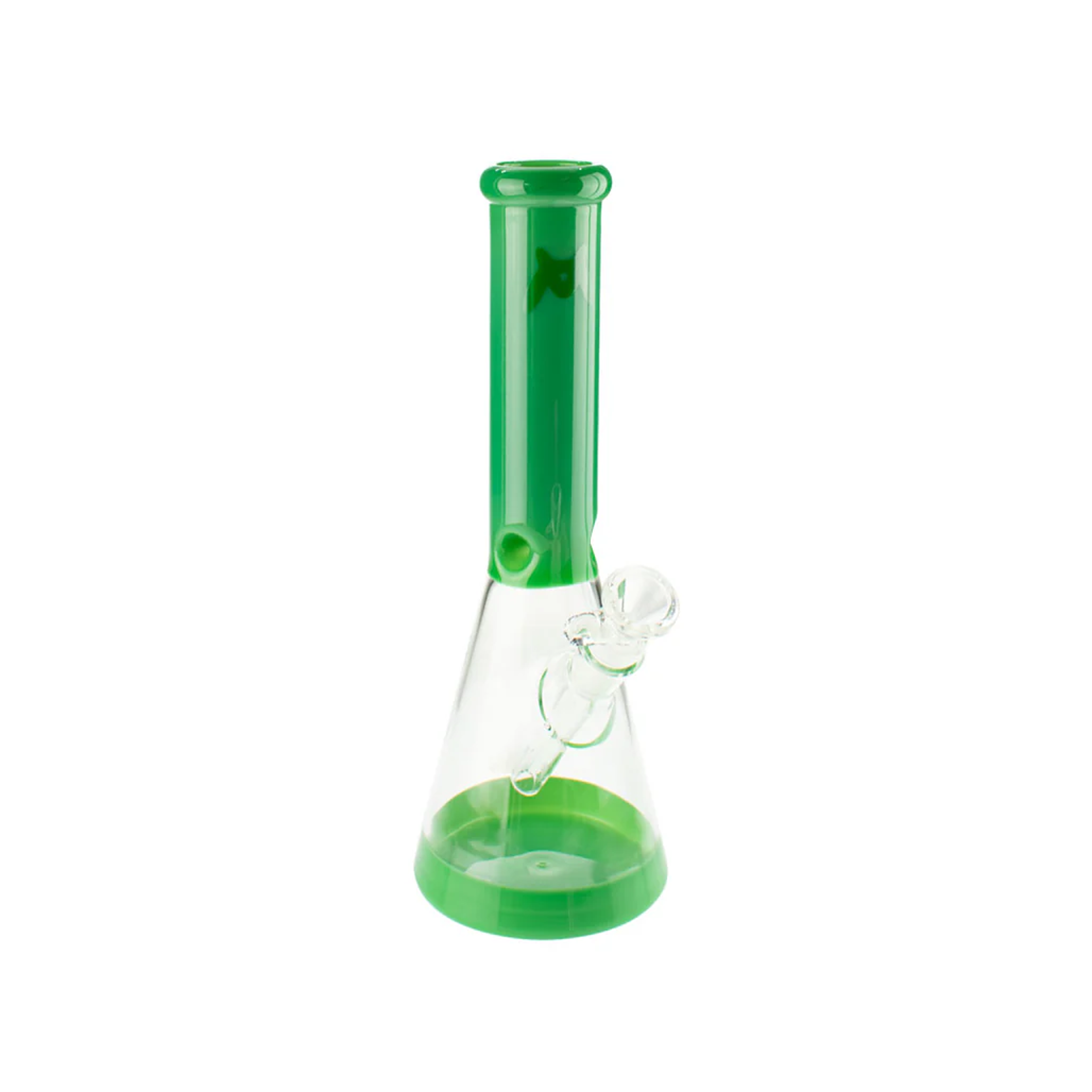 Preview pic of MAV Glass 12" x 44mm Full Color Beaker Bong Forest Green