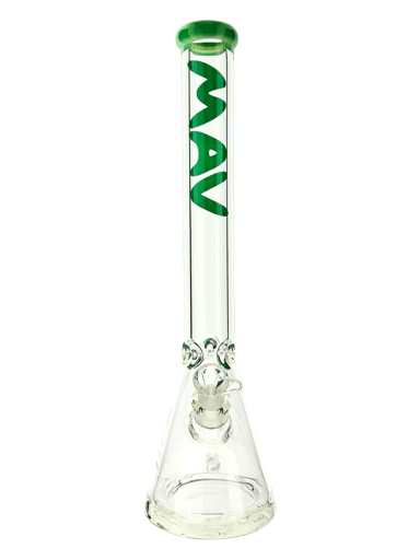 Preview pic of MAV Glass 18" x 9mm Classic Beaker Bong Sea Foam green