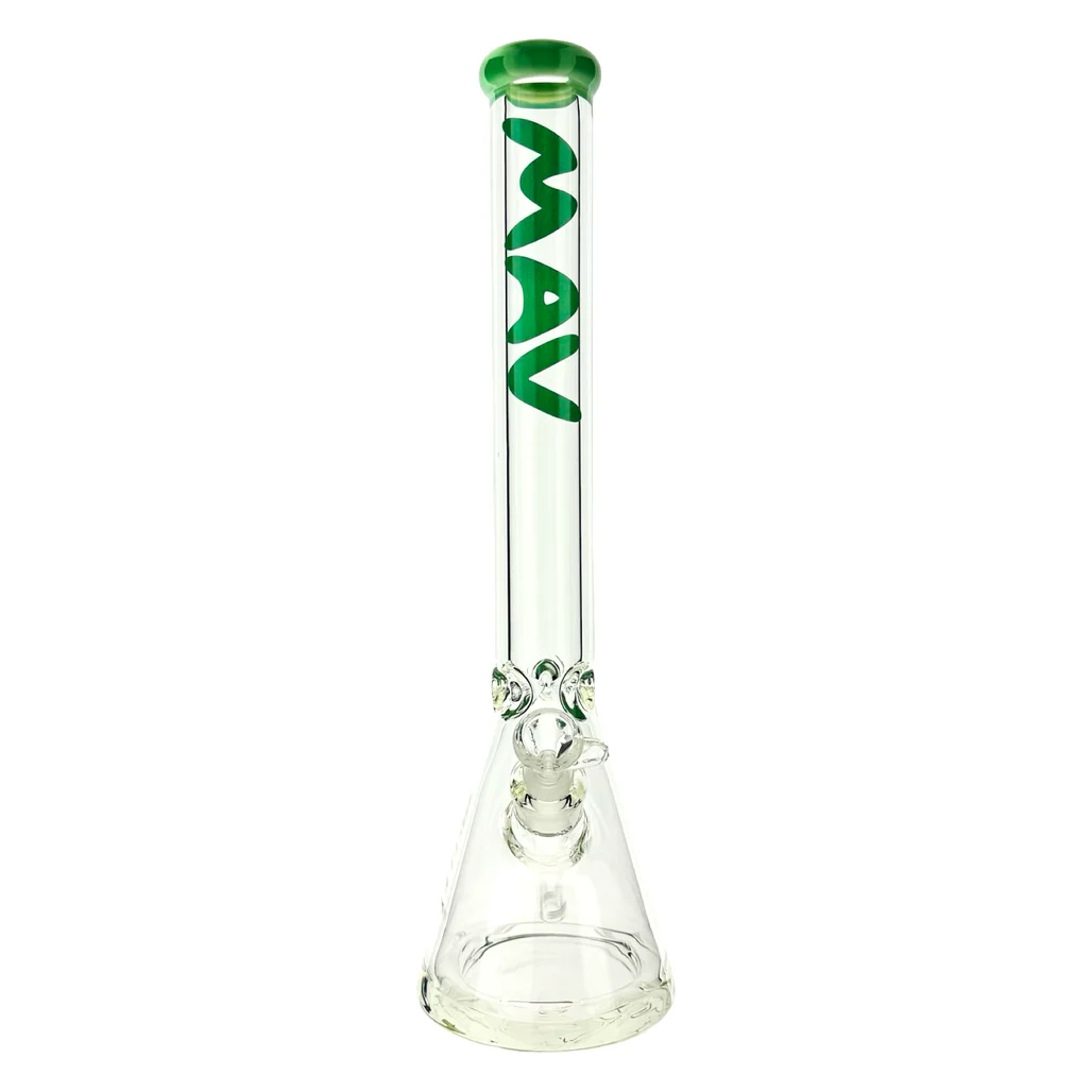Preview pic of MAV Glass 18" x 9mm Classic Beaker Bong Sea Foam green