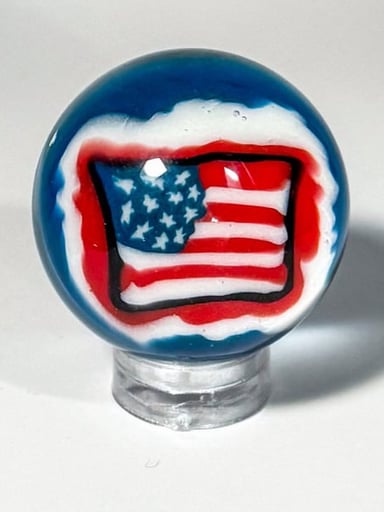Preview pic of “‘Murica!” 1.2in Marble Collaboration