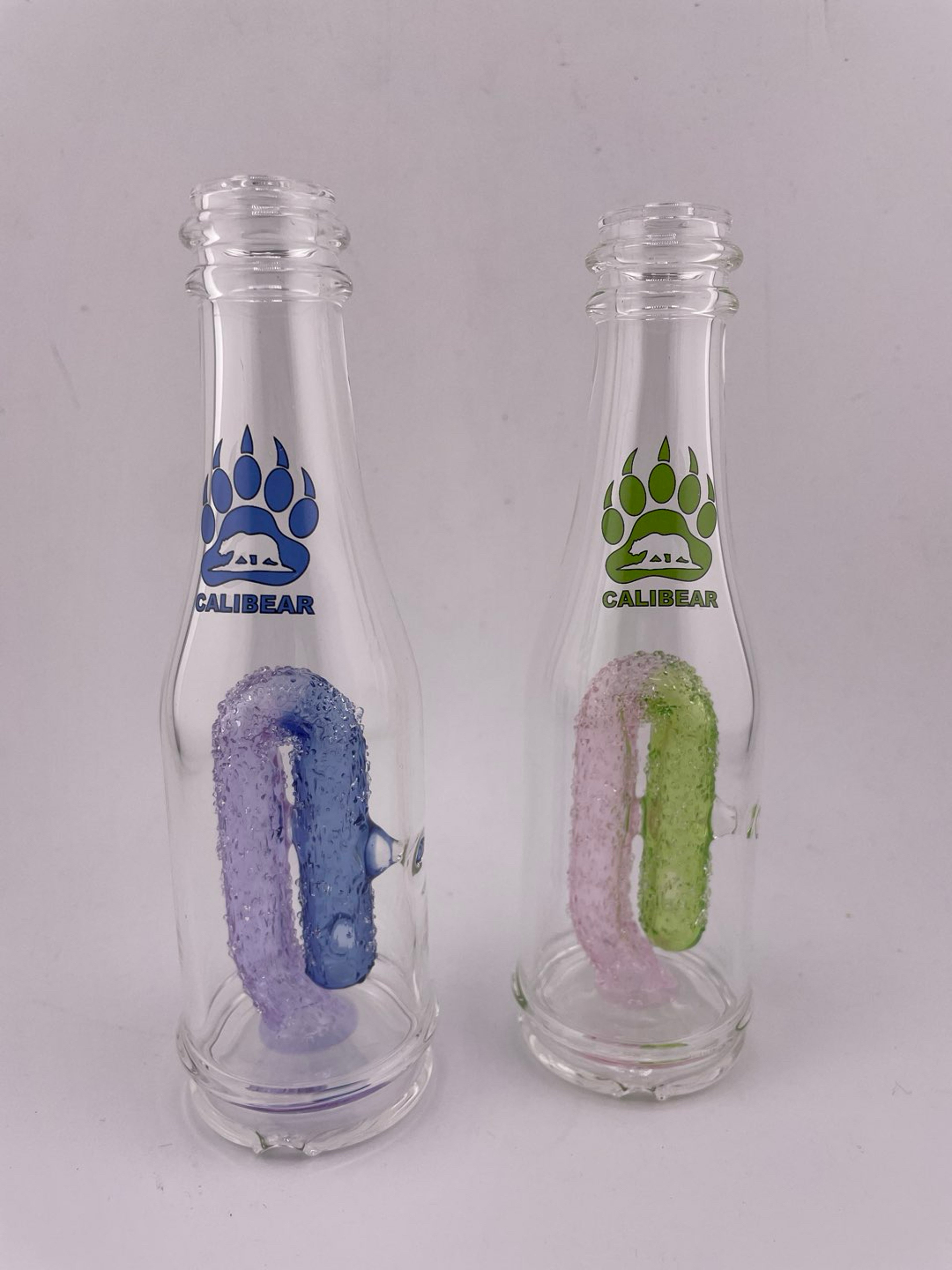 CaliBear Glass Puffco Peak / Puffco Pek Pro Glass - Bottle w/ Gummy Perc image 0