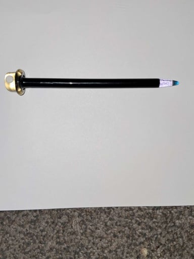 Preview pic of PeleUno Black Glass Pencil Dabber w/ Spray Paint Nozzle Cap