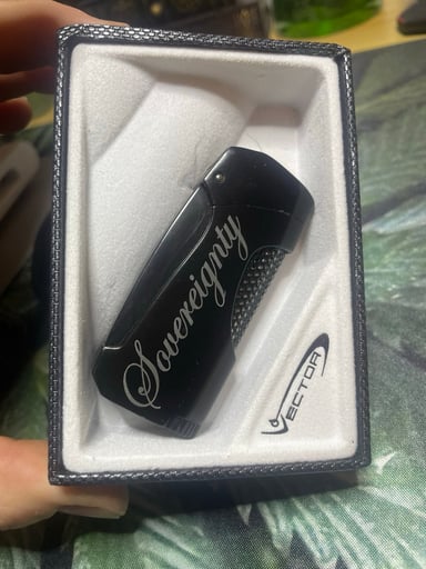 Preview pic of Black Vector Sovereignty Torch Lighter