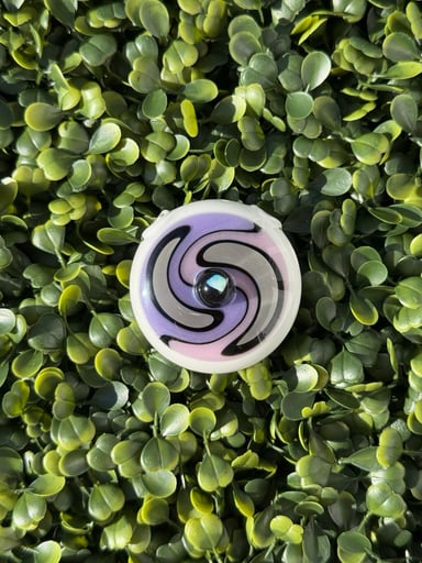 Preview pic of Grasshoppa Glass Pink Cadillac x Wisteria Pendant