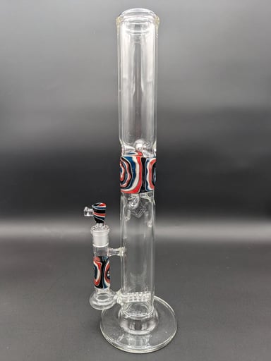 Preview pic of WIG WAG STRAIGHT TUBES W/ 360 INLINE PERC - TEXAS HOT GLASS