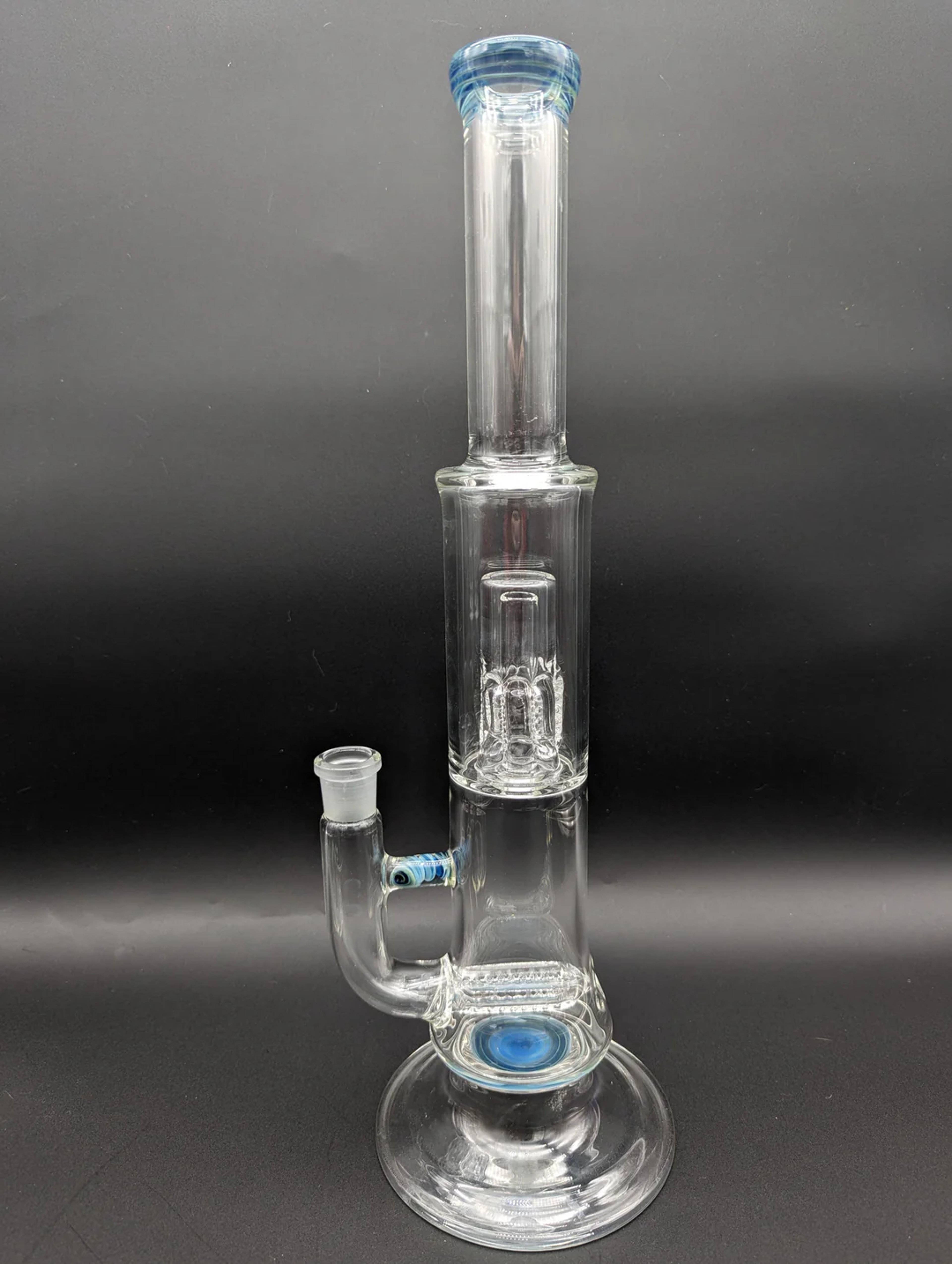 Preview pic of DUAL PERC STRAIGHT TUBE BONGS - FIRE WITHIN GLASS