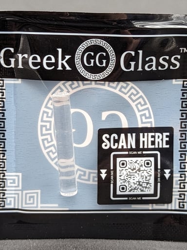Preview pic of GREEK GLASS 5MM X 30MM PILLAR