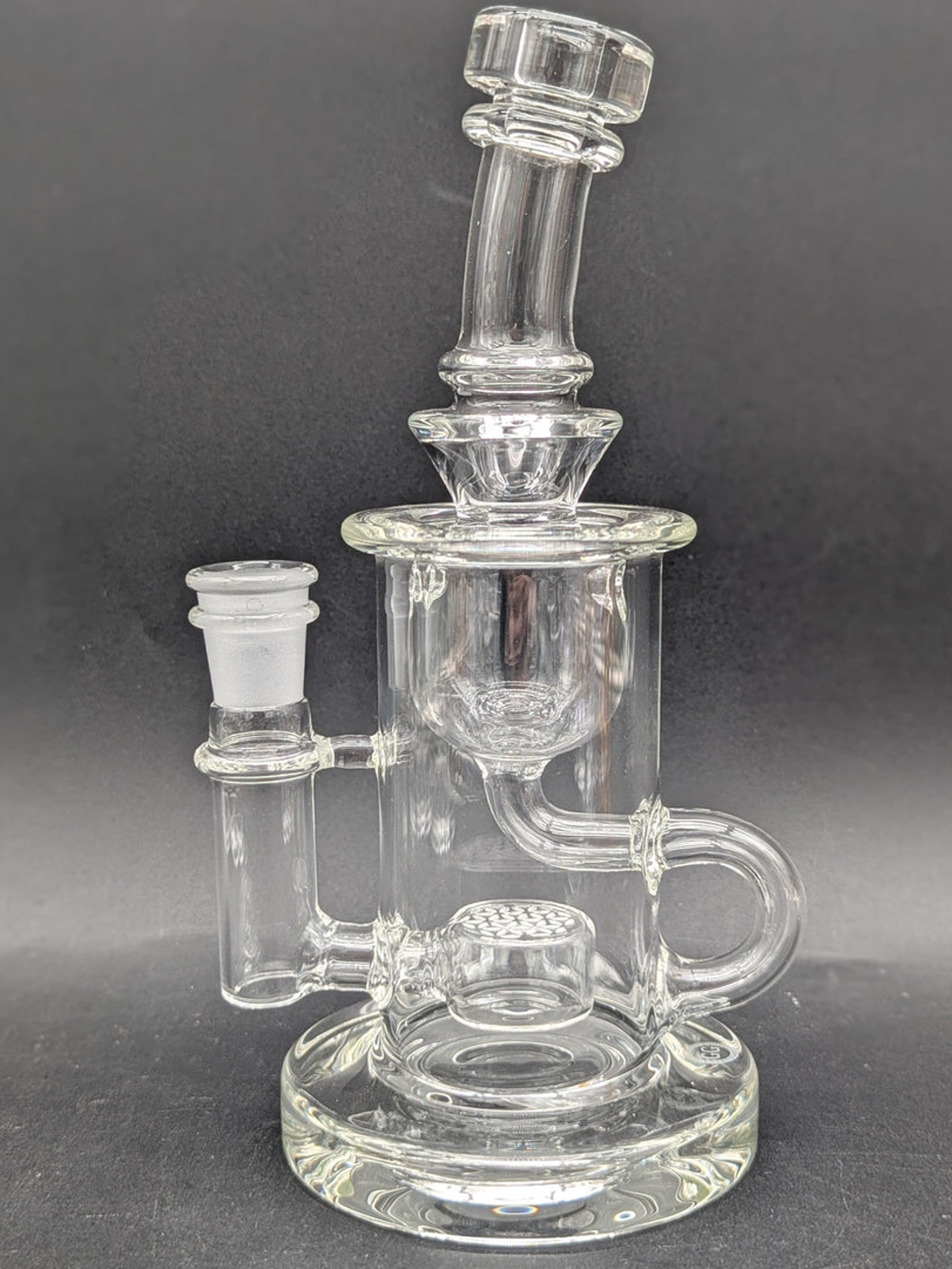 Preview pic of GREEK GLASS 7.5" KLEIN RECYCLER RIG