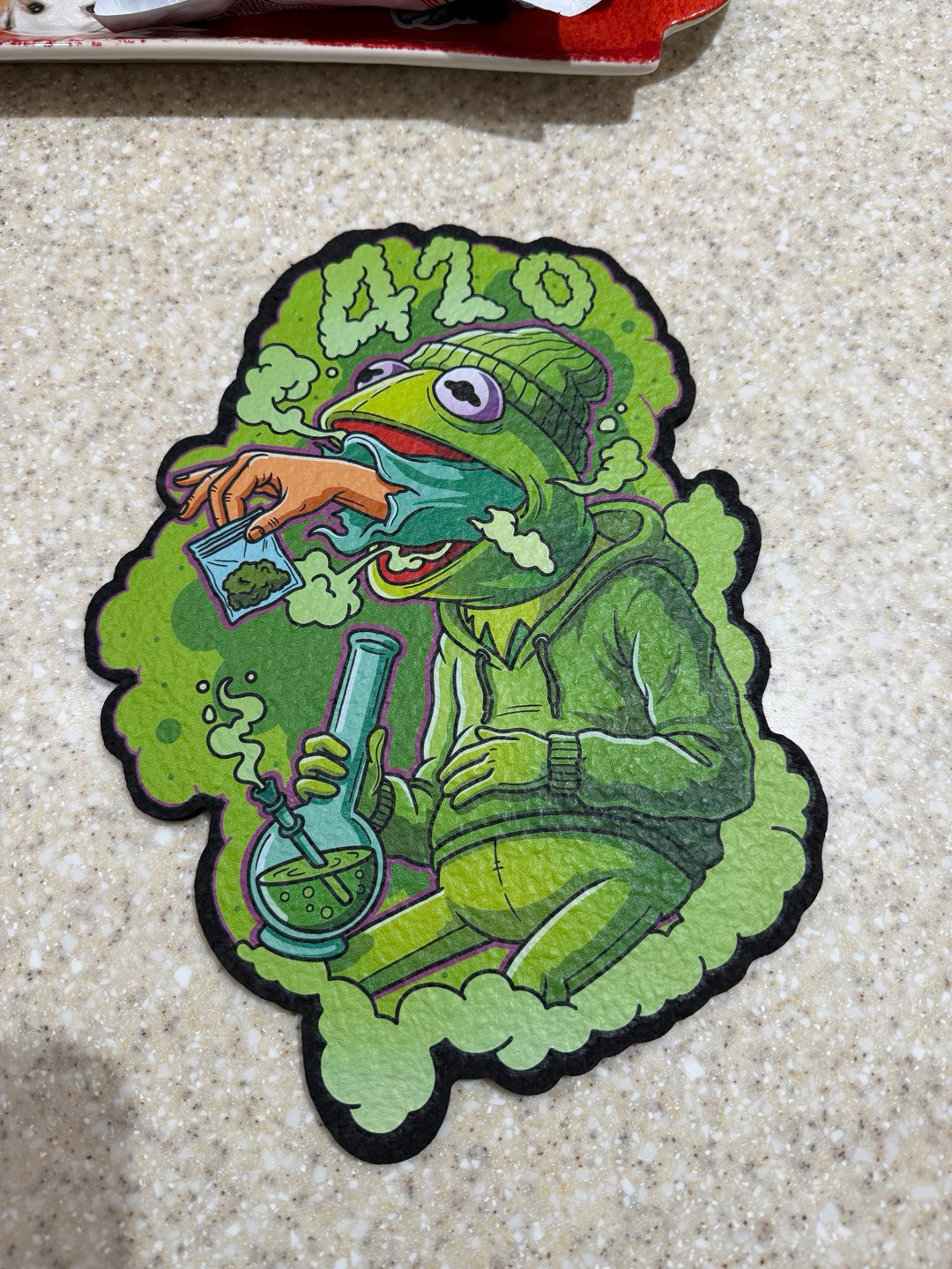 Preview pic of The Muppets Kermit Moodmat: Dark Mountain Cult x 74Lands Collab
