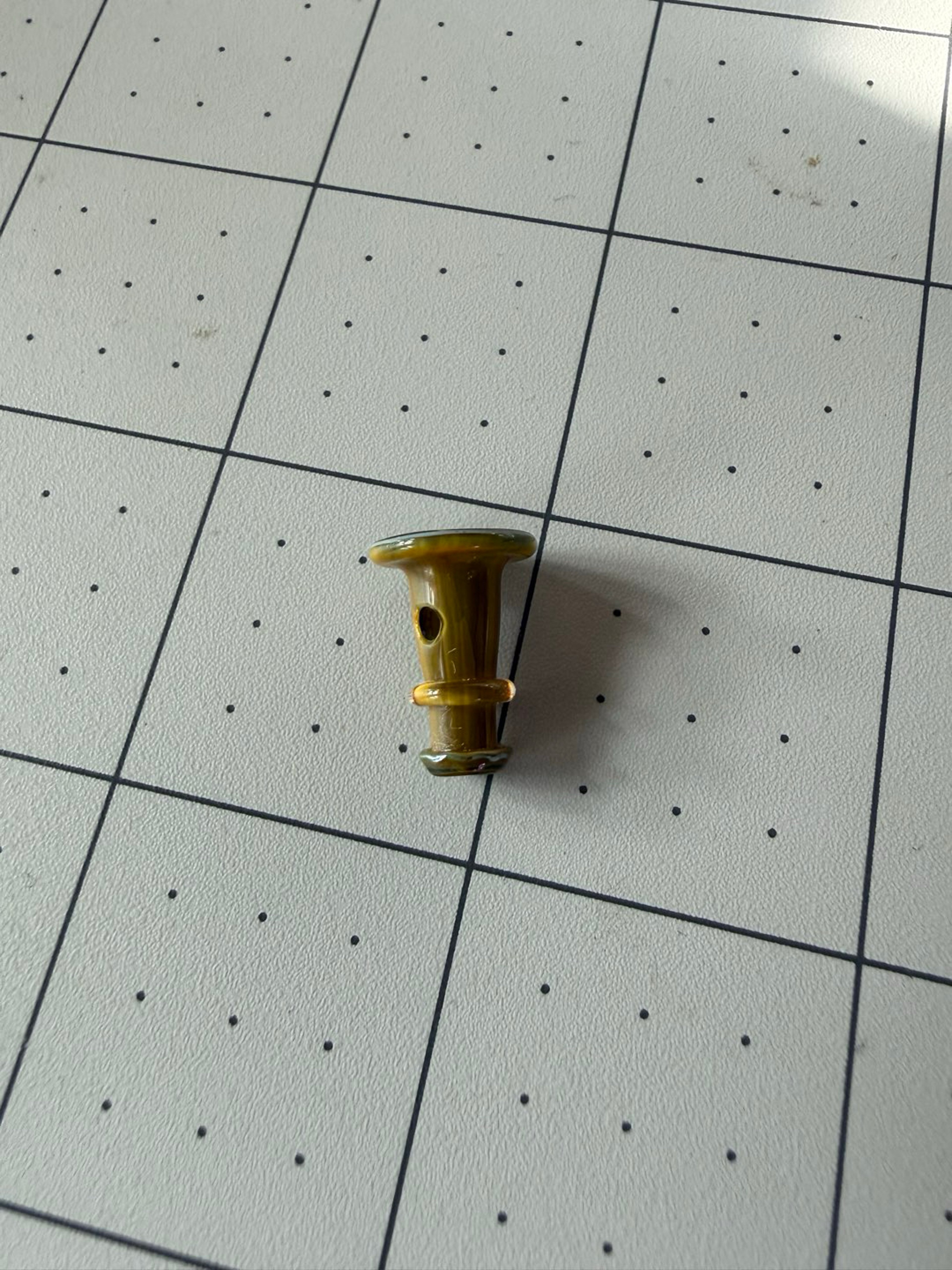 Preview pic of Empire glassworks Puffco peak glass green joystick cap