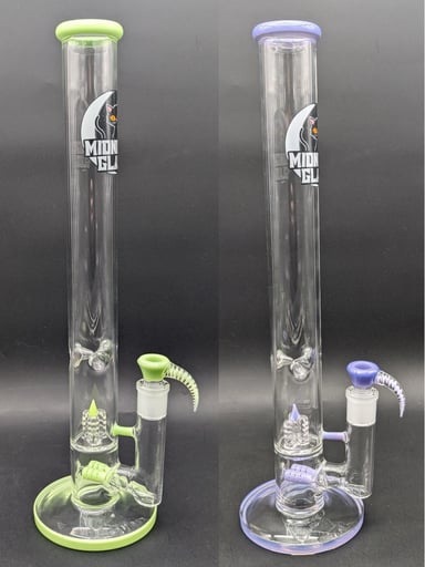 Preview pic of MIDNIGHT GLASS DUAL INLINE + INV3 BONG