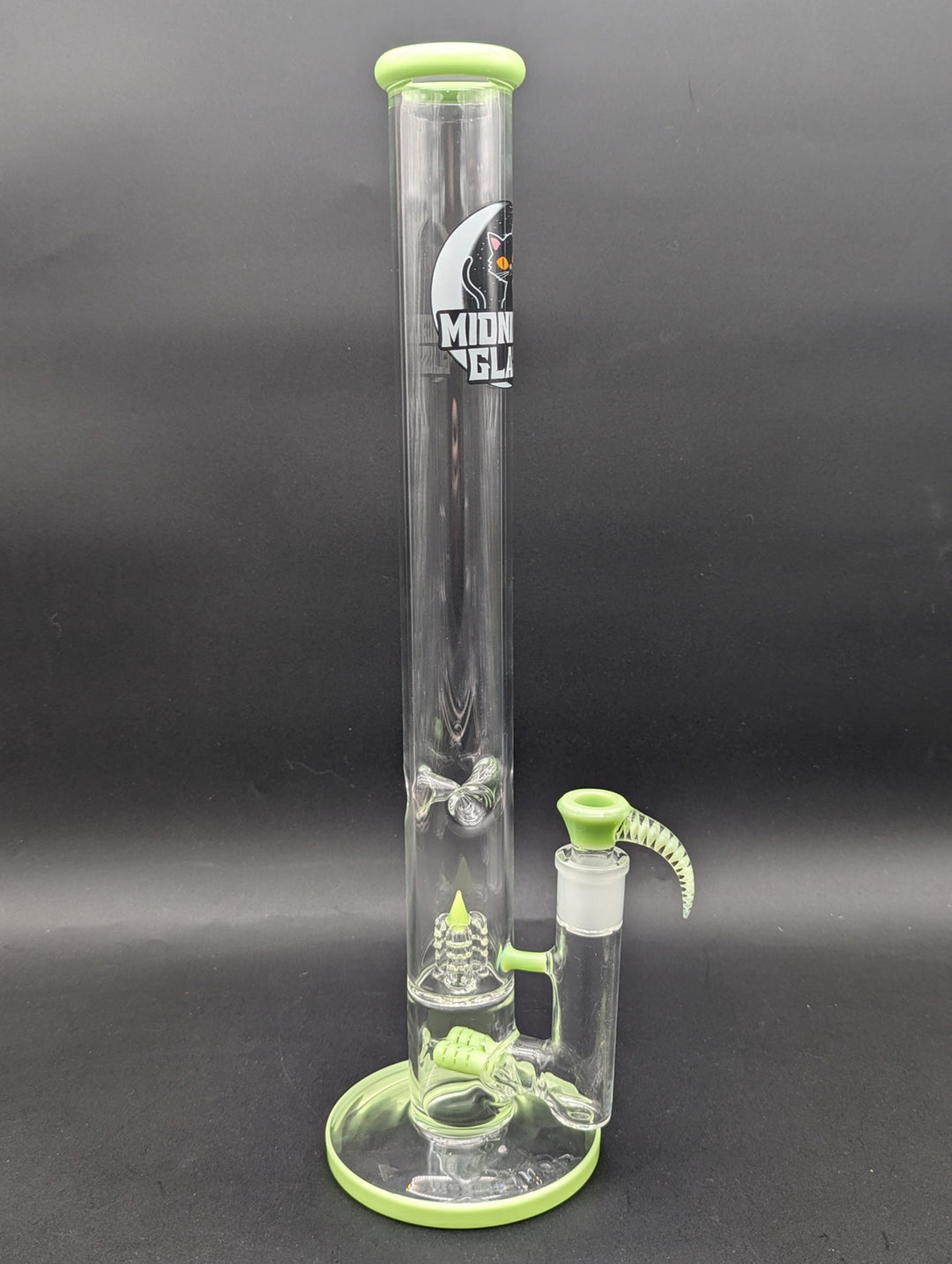 Preview pic of MIDNIGHT GLASS DUAL INLINE + INV3 BONG