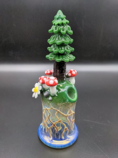 Preview pic of 7.5" TREE FOREST RIG 10MM - LOS1 GLASS