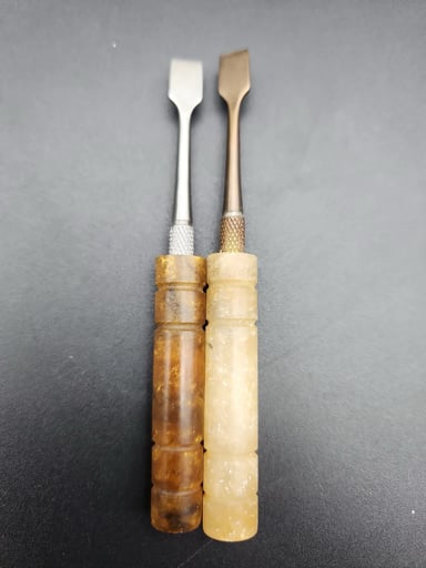 Preview pic of 710 SWORDS HANDMADE RESIN DAB TOOLS W/ ETCHING
